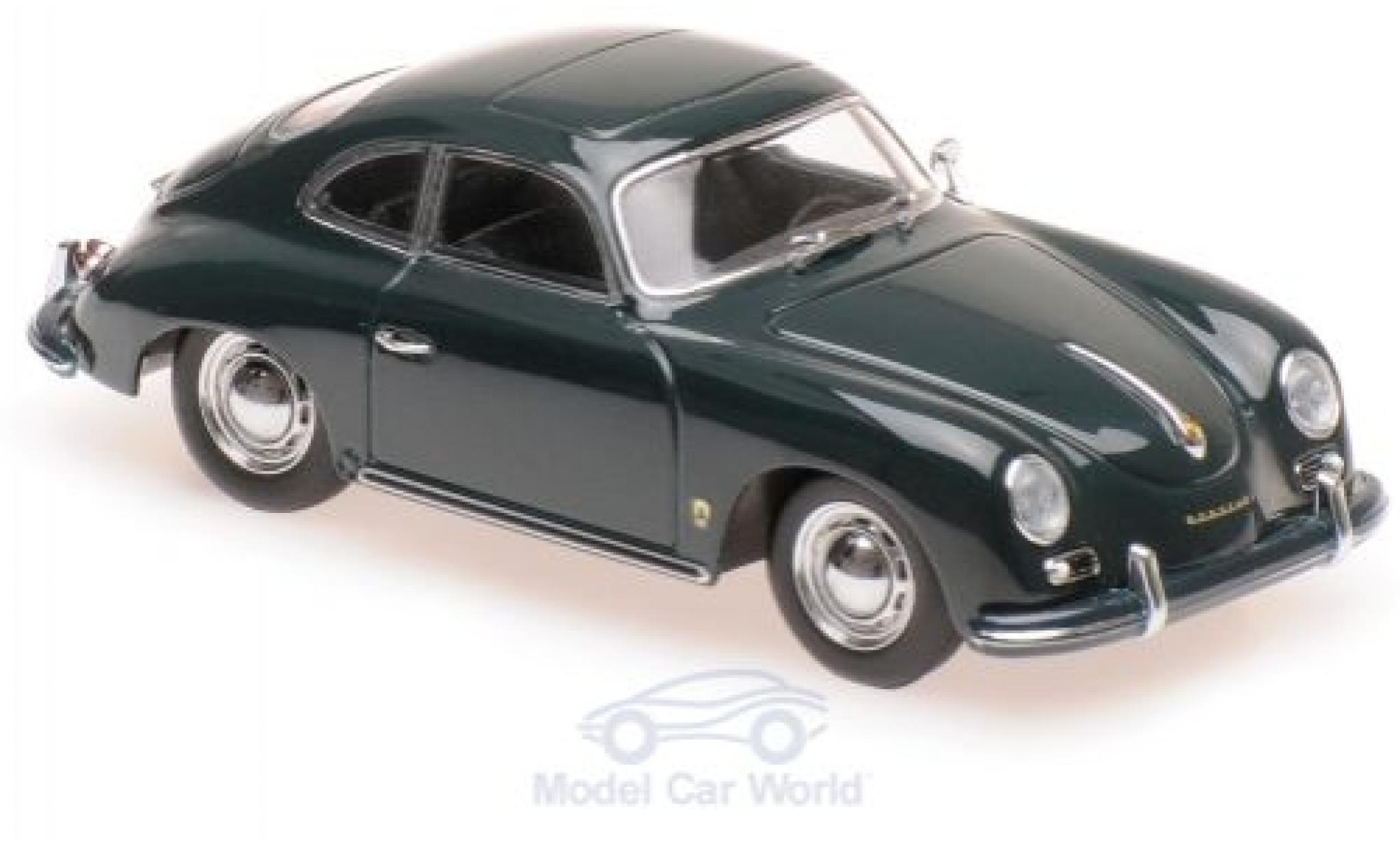 Porsche 356 1/43 Maxichamps A Coupe verde 1959 modellino in miniatura
