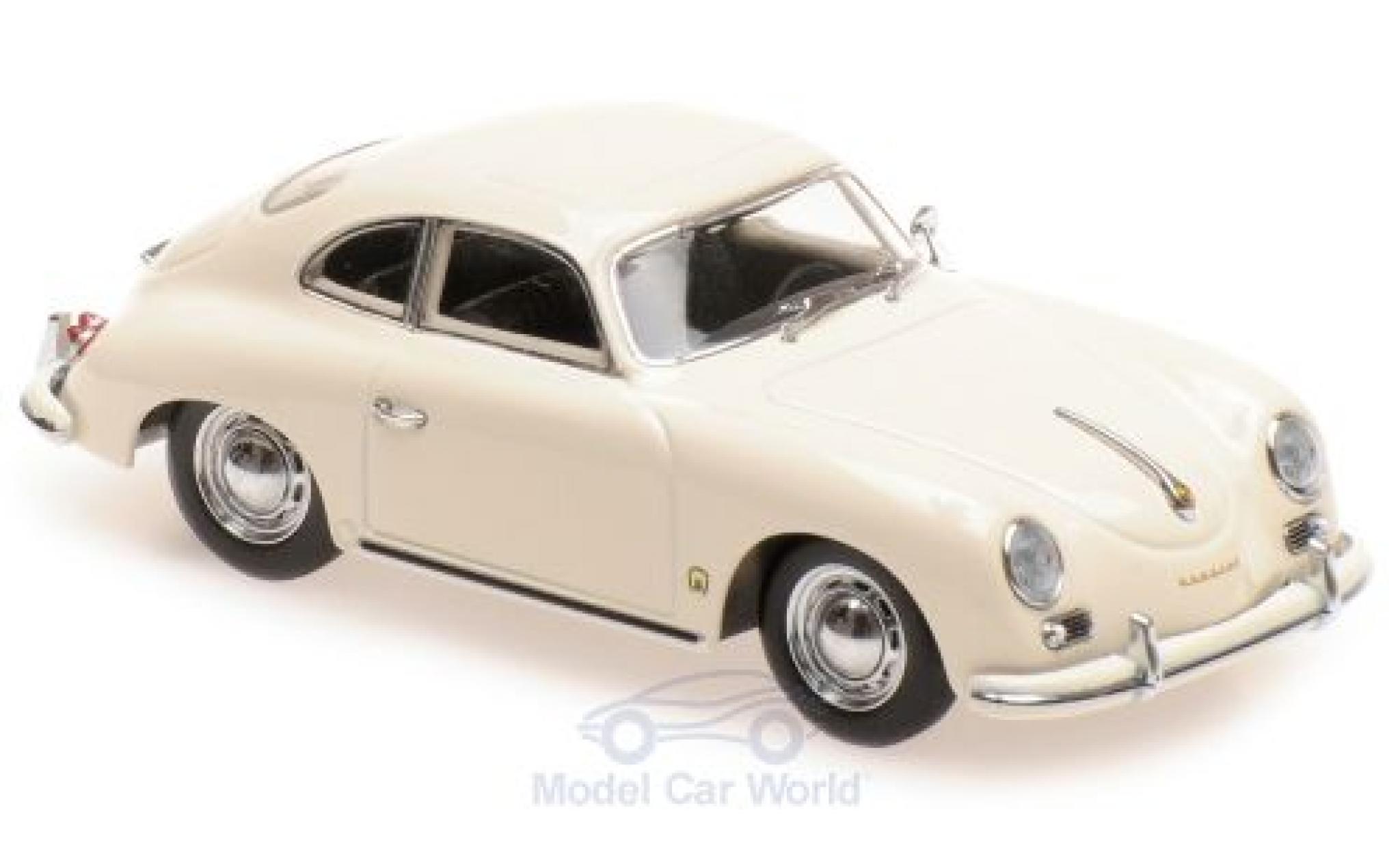 Porsche 356 1/43 Maxichamps A Coupe beige 1959 modellino in miniatura