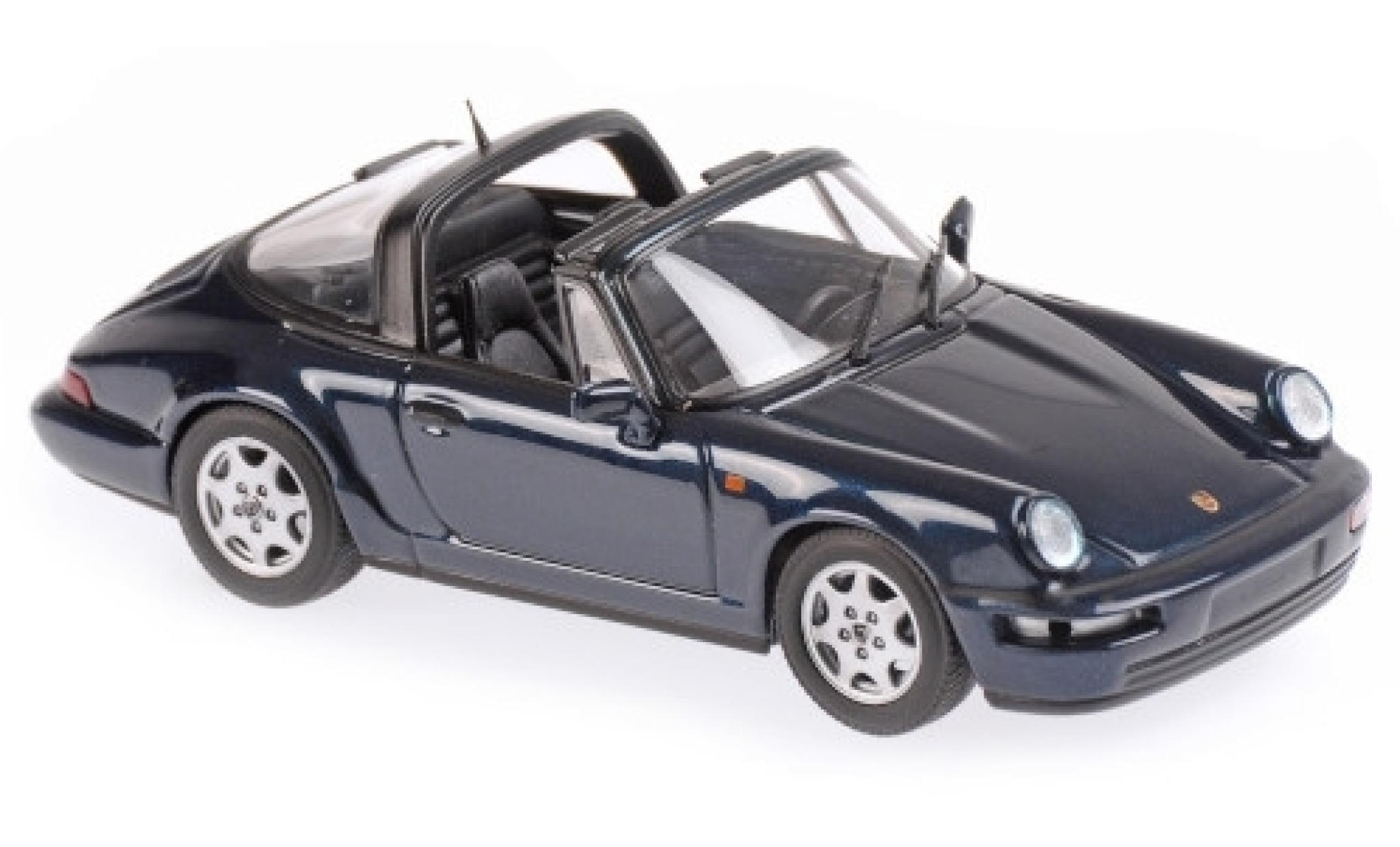 Porsche 964 1/43 Maxichamps 911 () Carrera 2 Targa metallico verde 1991 modellino in miniatura
