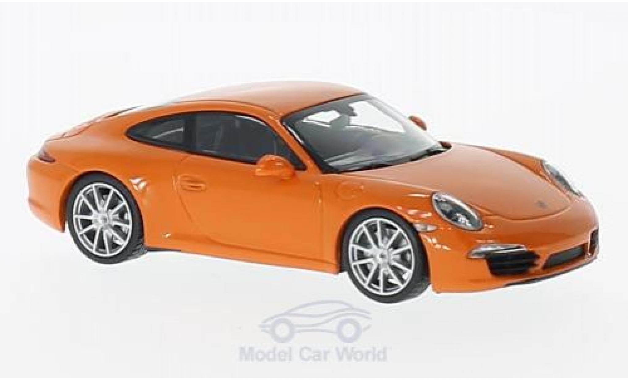 Porsche 991 S 1/43 Maxichamps 911 () Carrera S orange 2012 modellino in miniatura