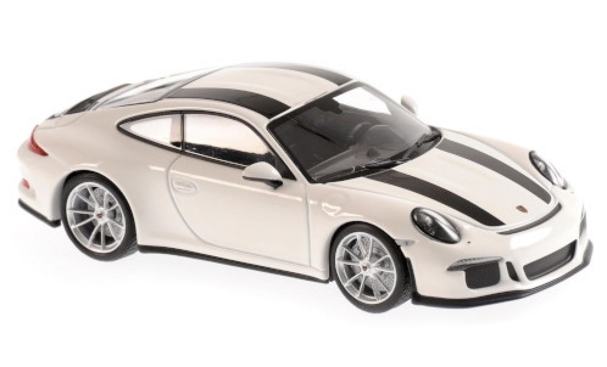 Porsche 991 R 1/43 Maxichamps 911 R () bianco/nero 2016 modellino in miniatura