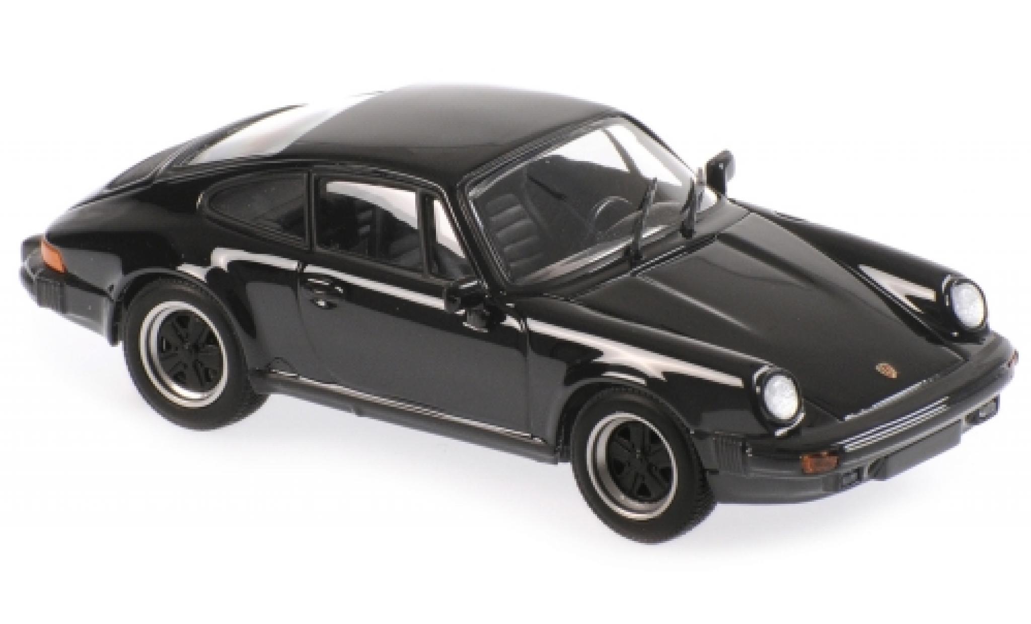 Porsche 930 1/43 Maxichamps 911 SC nero 1979 modellino in miniatura