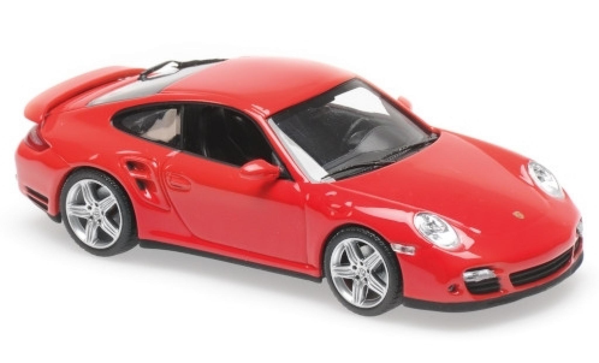Porsche 997 Turbo 1/43 Maxichamps 911 Turbo () rosso 2006 modellino in miniatura