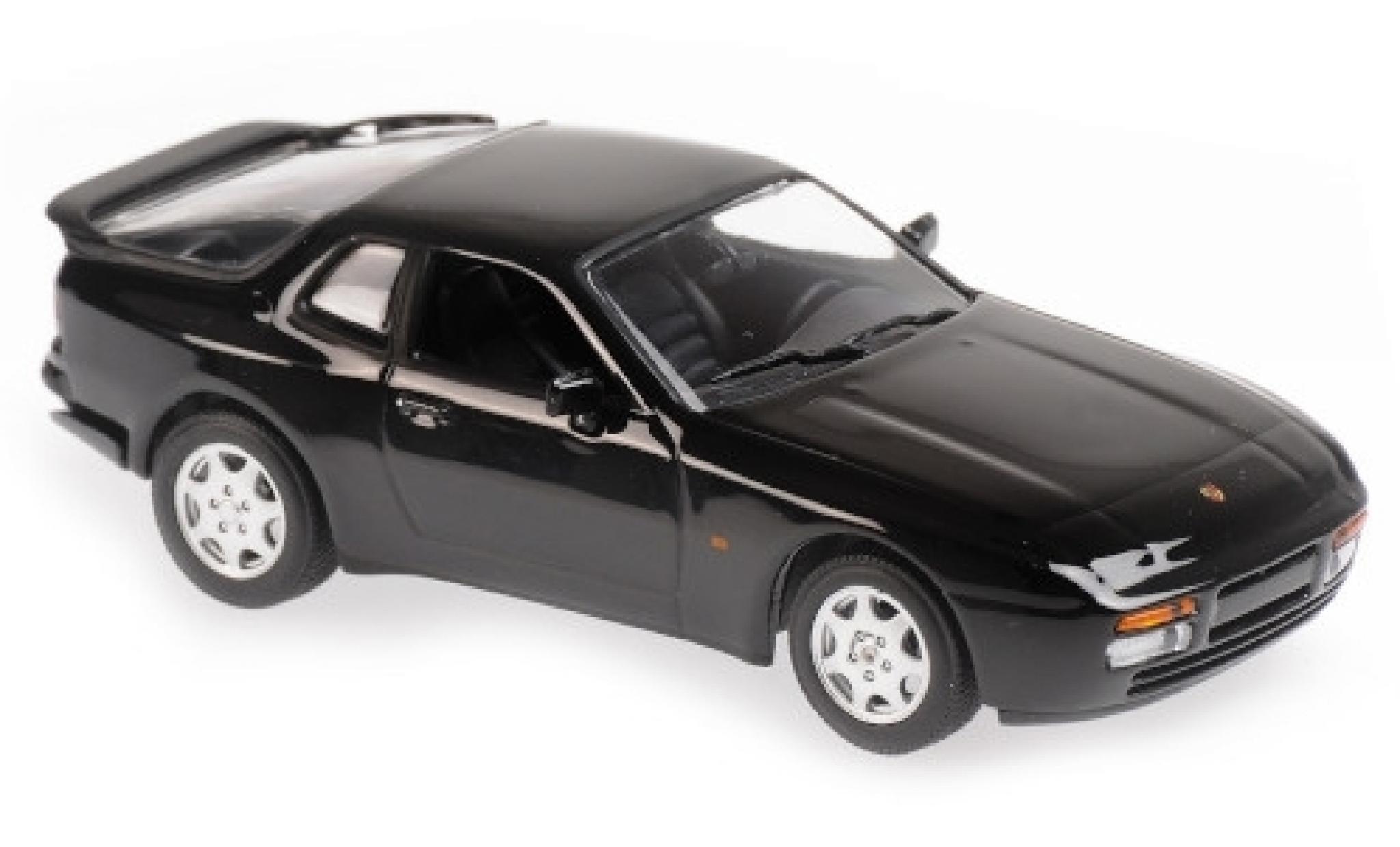 Porsche 944 1/43 Maxichamps S2 nero 1989 modellino in miniatura