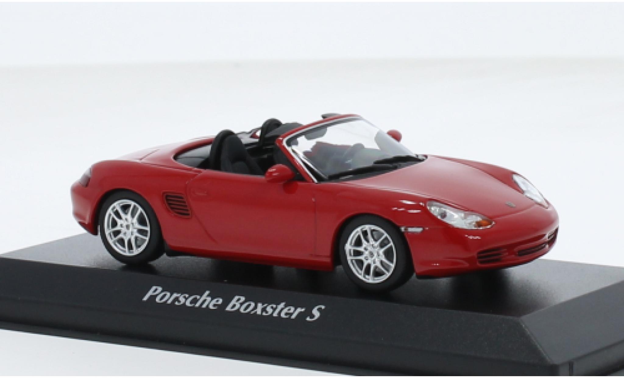 Porsche Boxster 1/43 Maxichamps S rot 2002 1:43 modellino in miniatura