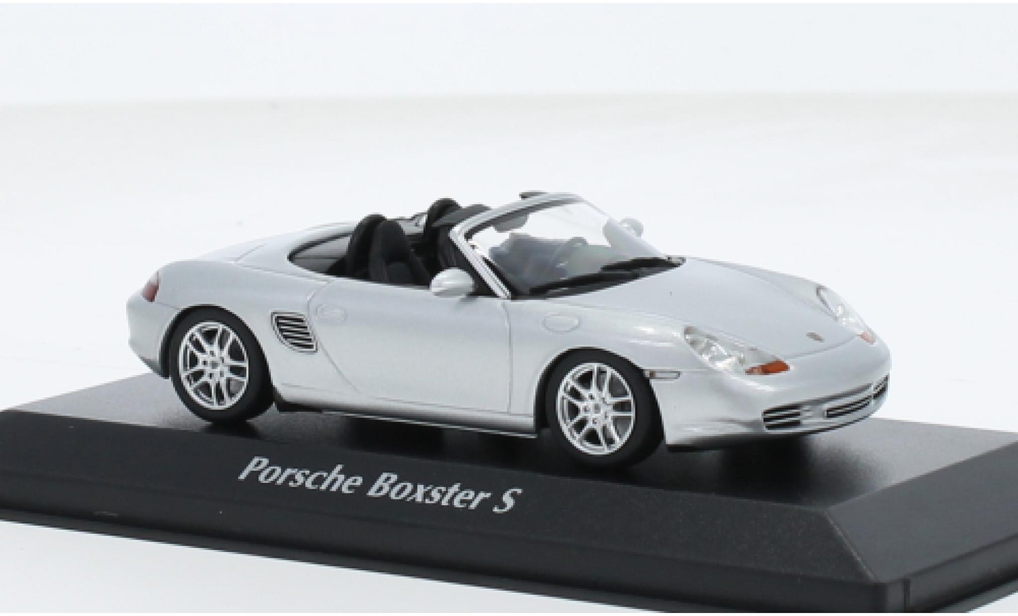 Porsche Boxster 1/43 Maxichamps S silber 2002 1:43 modellino in miniatura