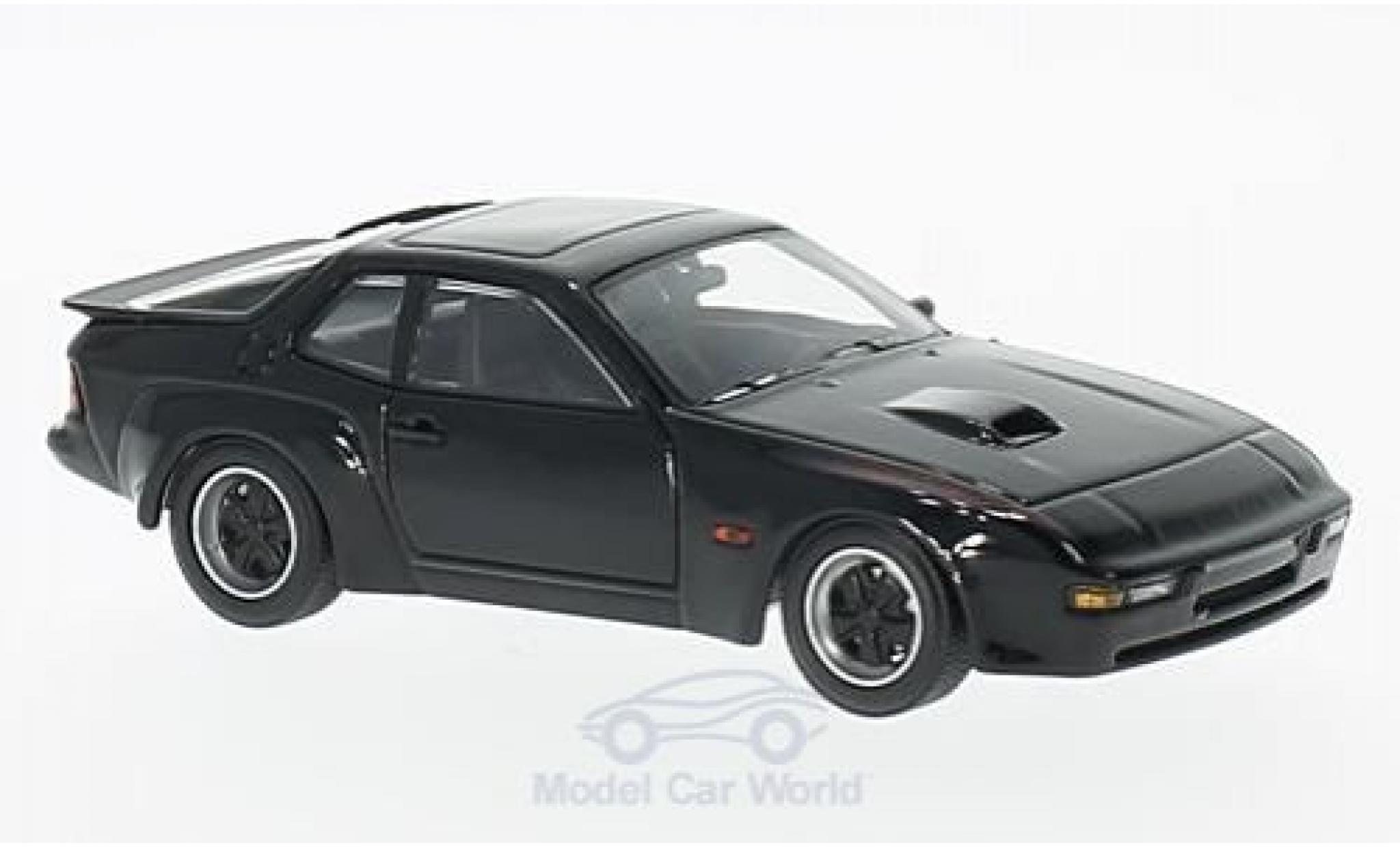 Porsche 924 1/43 Maxichamps Carrera GT nero 1981 modellino in miniatura
