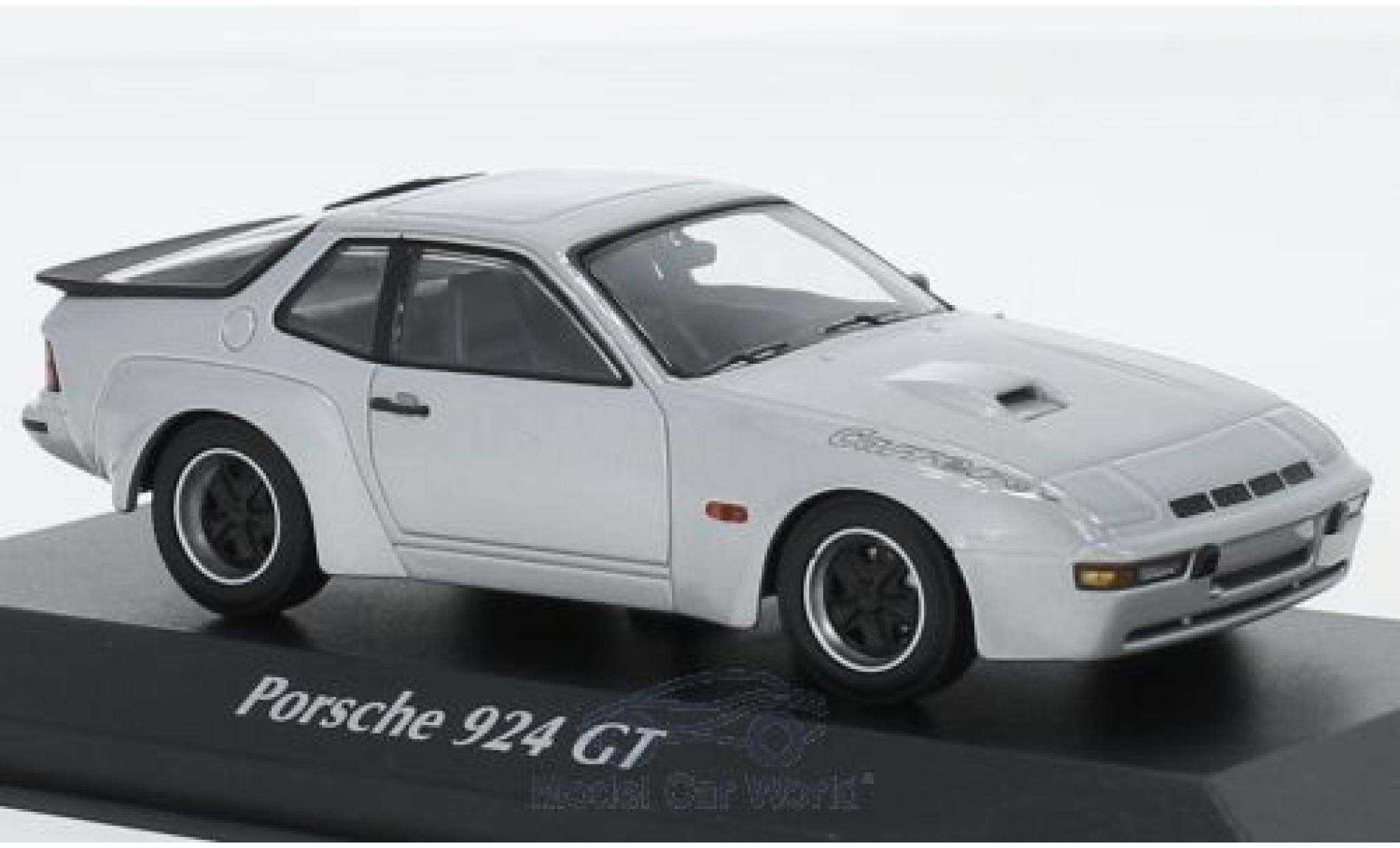 Porsche 924 1/43 Maxichamps Carrera GT grigio 1981 modellino in miniatura