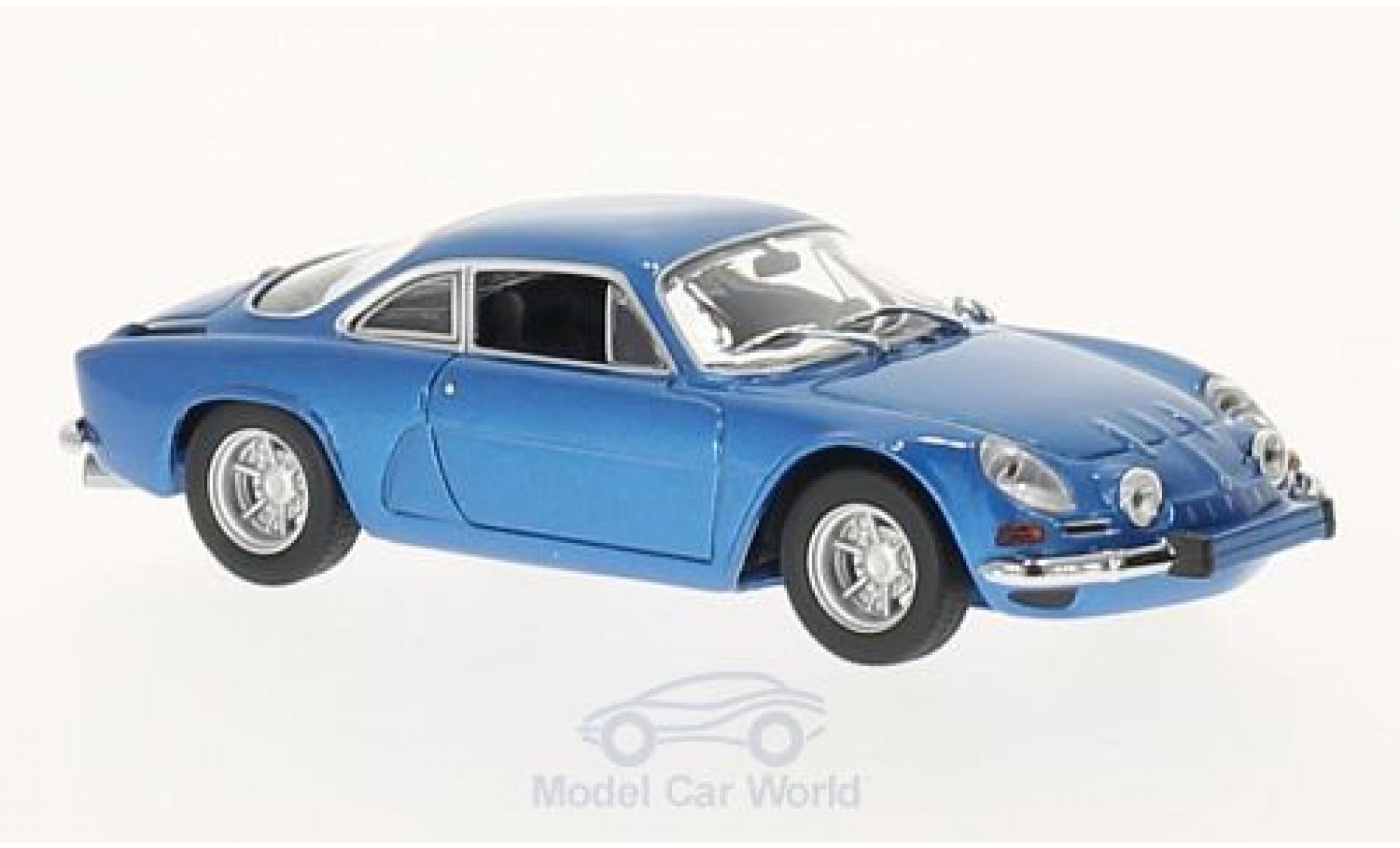 Alpine A110 1/43 Maxichamps Renault metallico blu 1971 modellino in miniatura