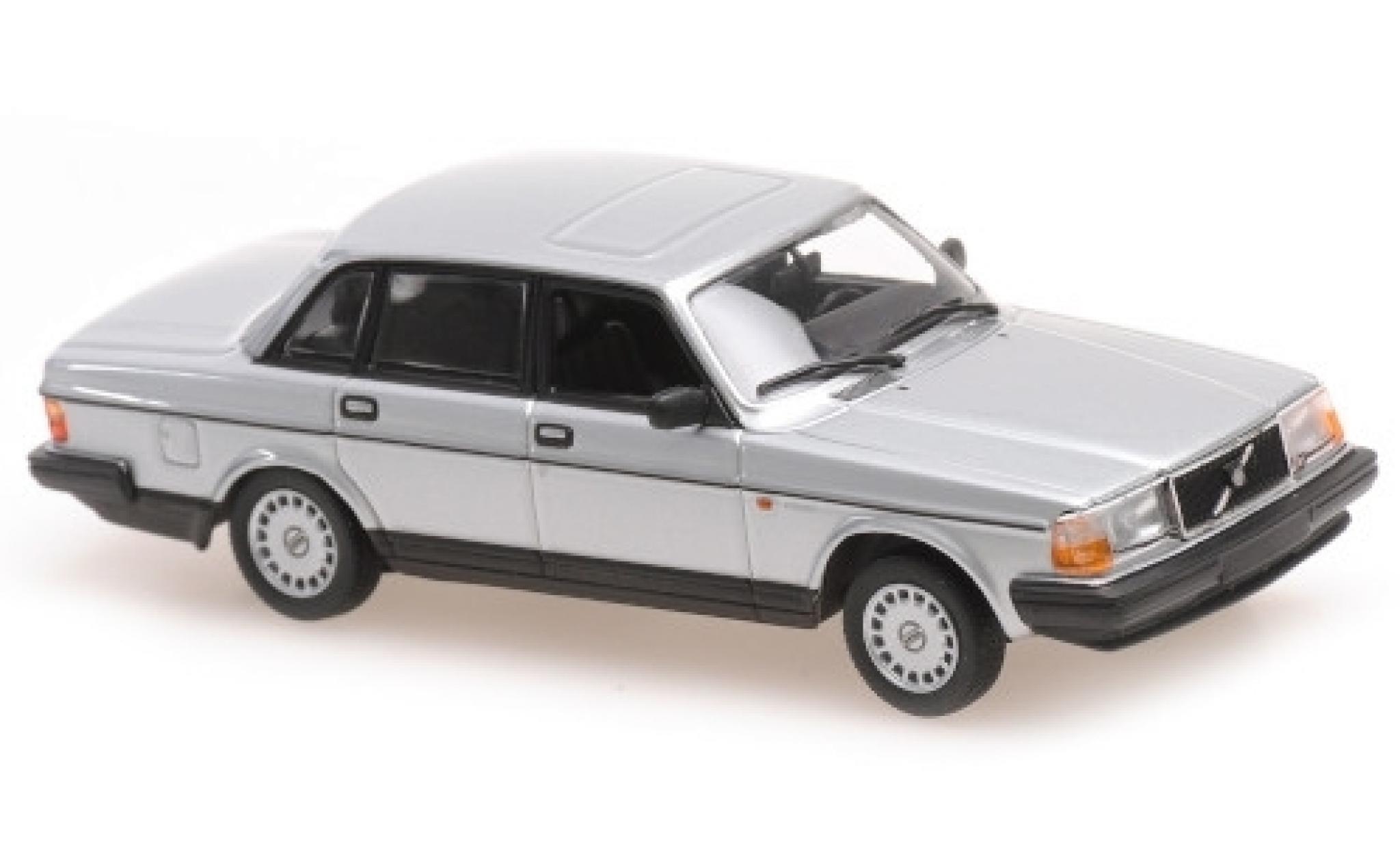 Volvo 240 1/43 Maxichamps GL grigio 1986 modellino in miniatura
