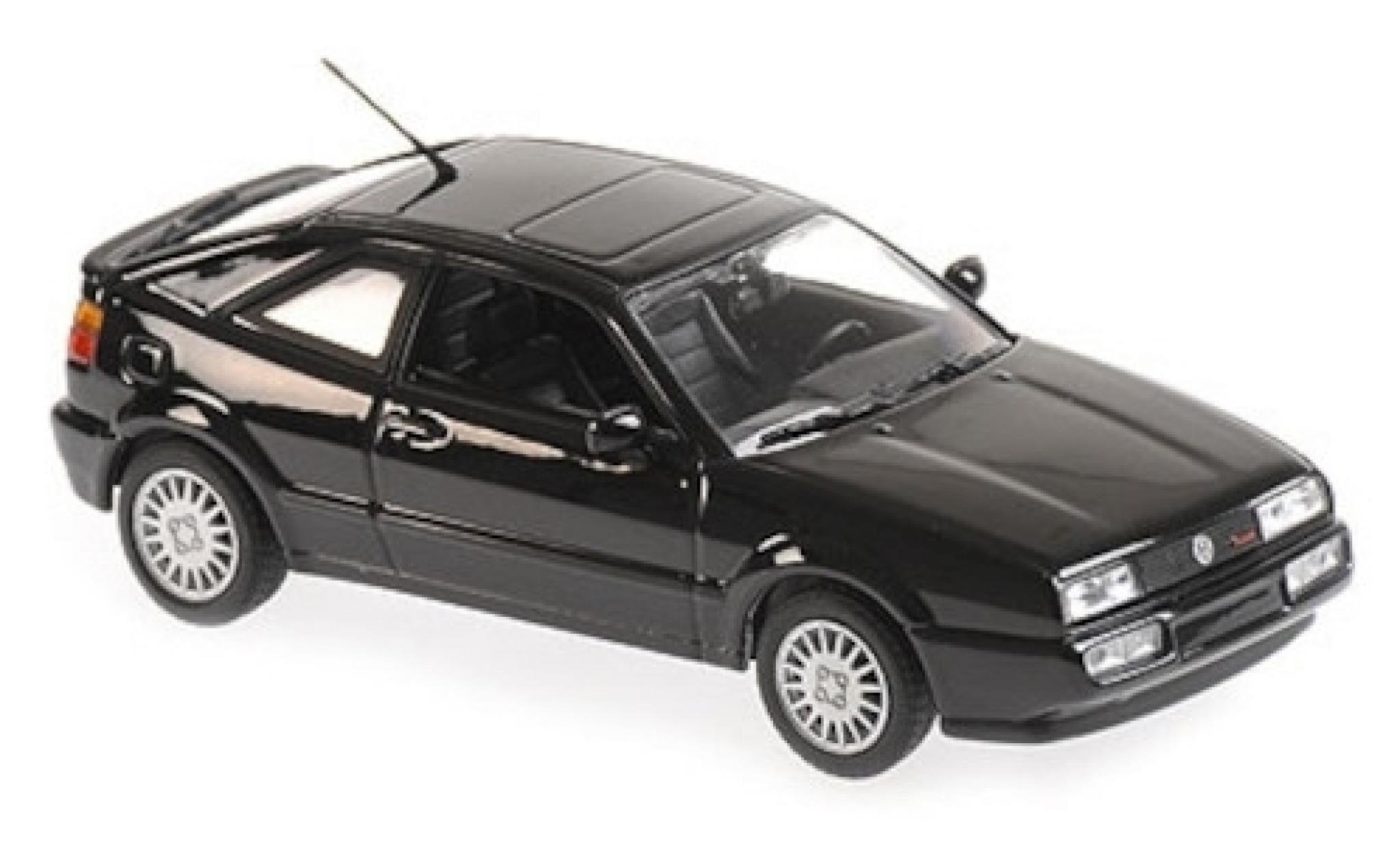Volkswagen Corrado 1/43 Maxichamps G60 nero 1990 modellino in miniatura