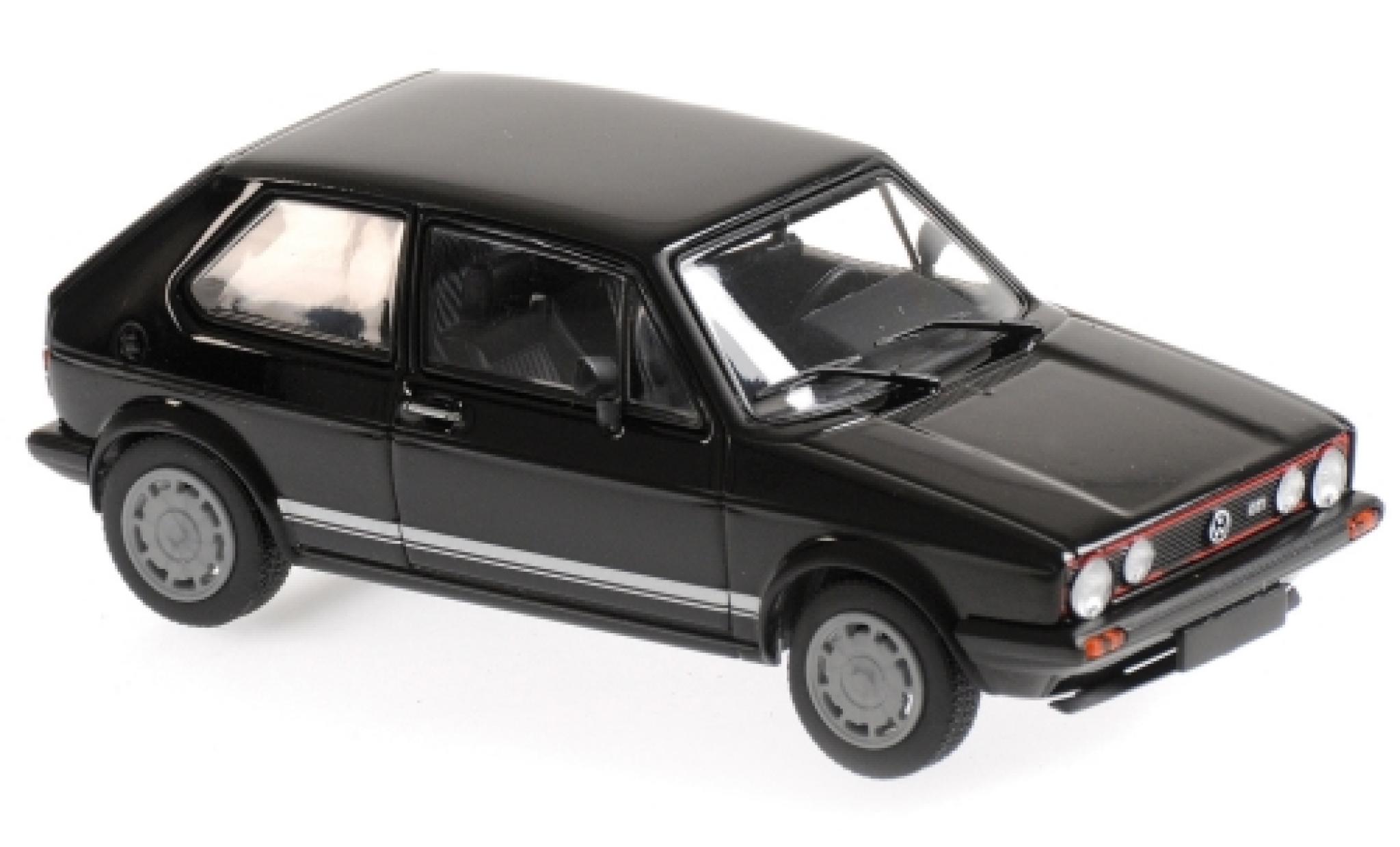 Volkswagen Golf 1/43 Maxichamps I GTI nero 1983 modellino in miniatura