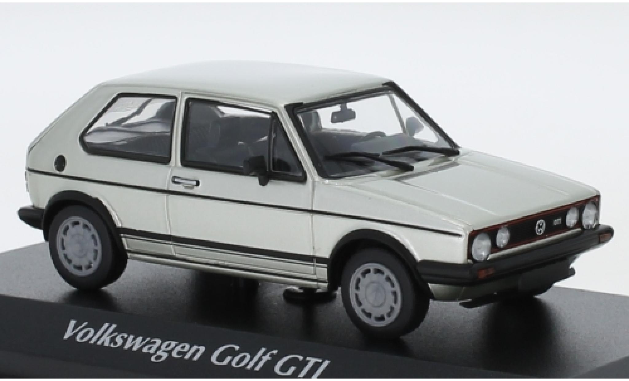 Volkswagen Golf 1/43 Maxichamps I GTI grigio 1983 modellino in miniatura