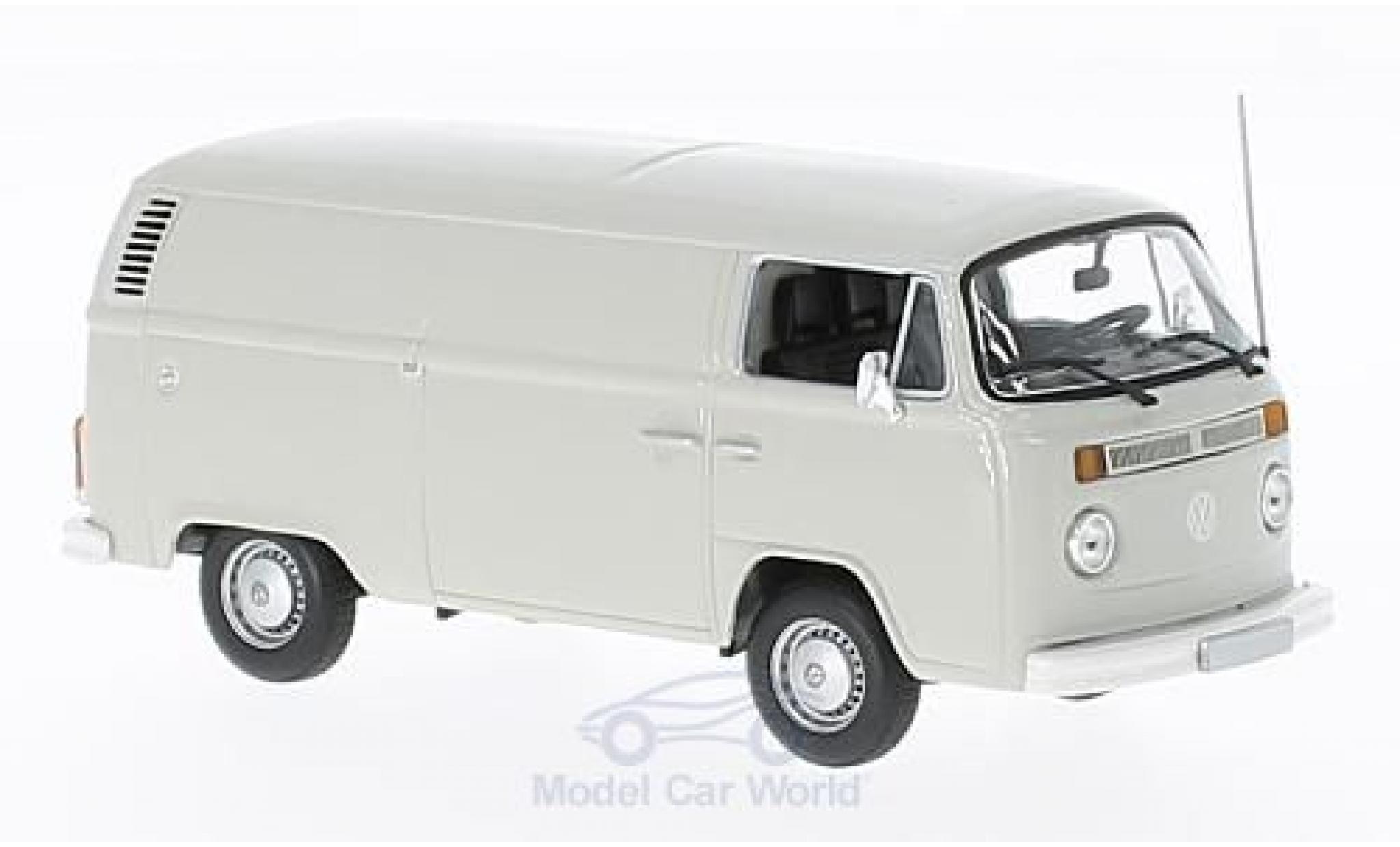 Volkswagen T2 A 1/43 Maxichamps grigio 1972 Kastenwagen modellino in miniatura