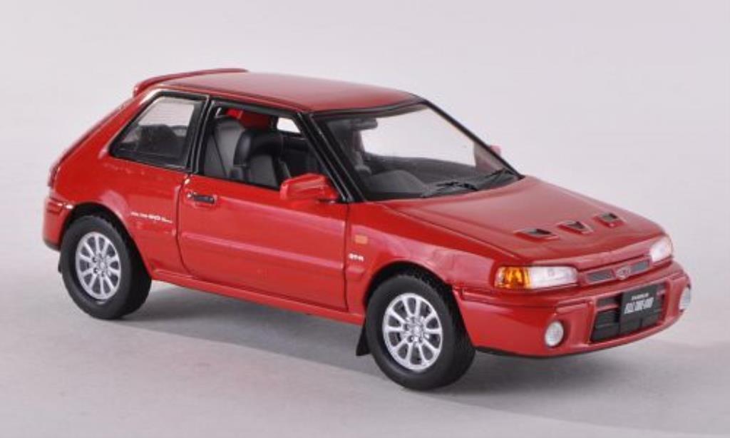 Mazda 323 1/43 IXO GTR rosso 1991 modellino in miniatura