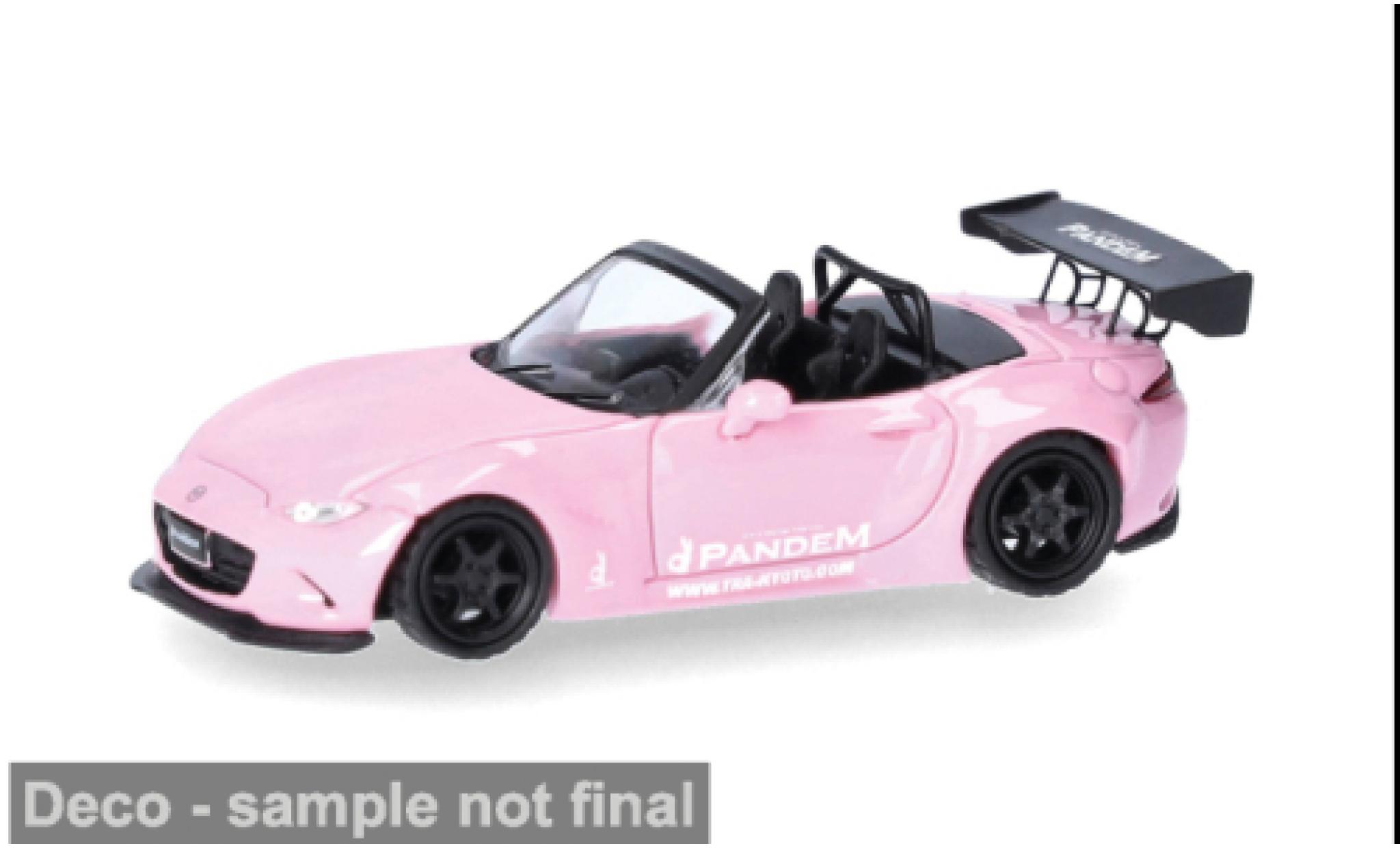 Mazda MX 1/87 Micro City 87 -5 Rocket Bunny rosa 1:87 modellini auto
