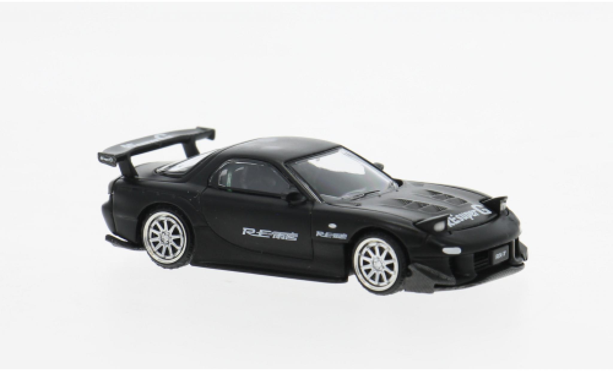 Mazda RX7 1/64 Pop Race RE-Amemiya grau 1:64 modellino in miniatura