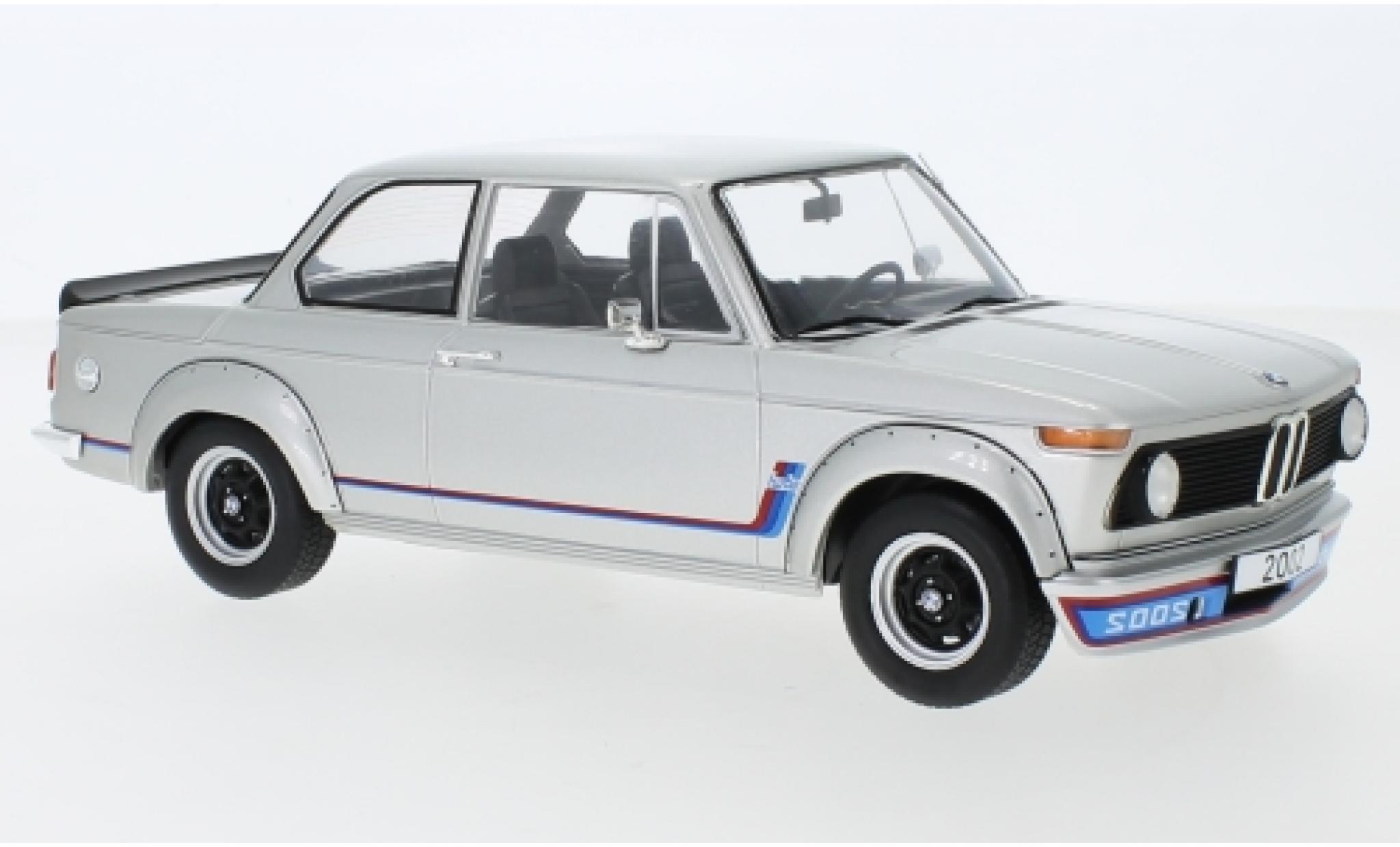 Bmw 2002 1/18 MCG Turbo grigio 1973 modellino in miniatura