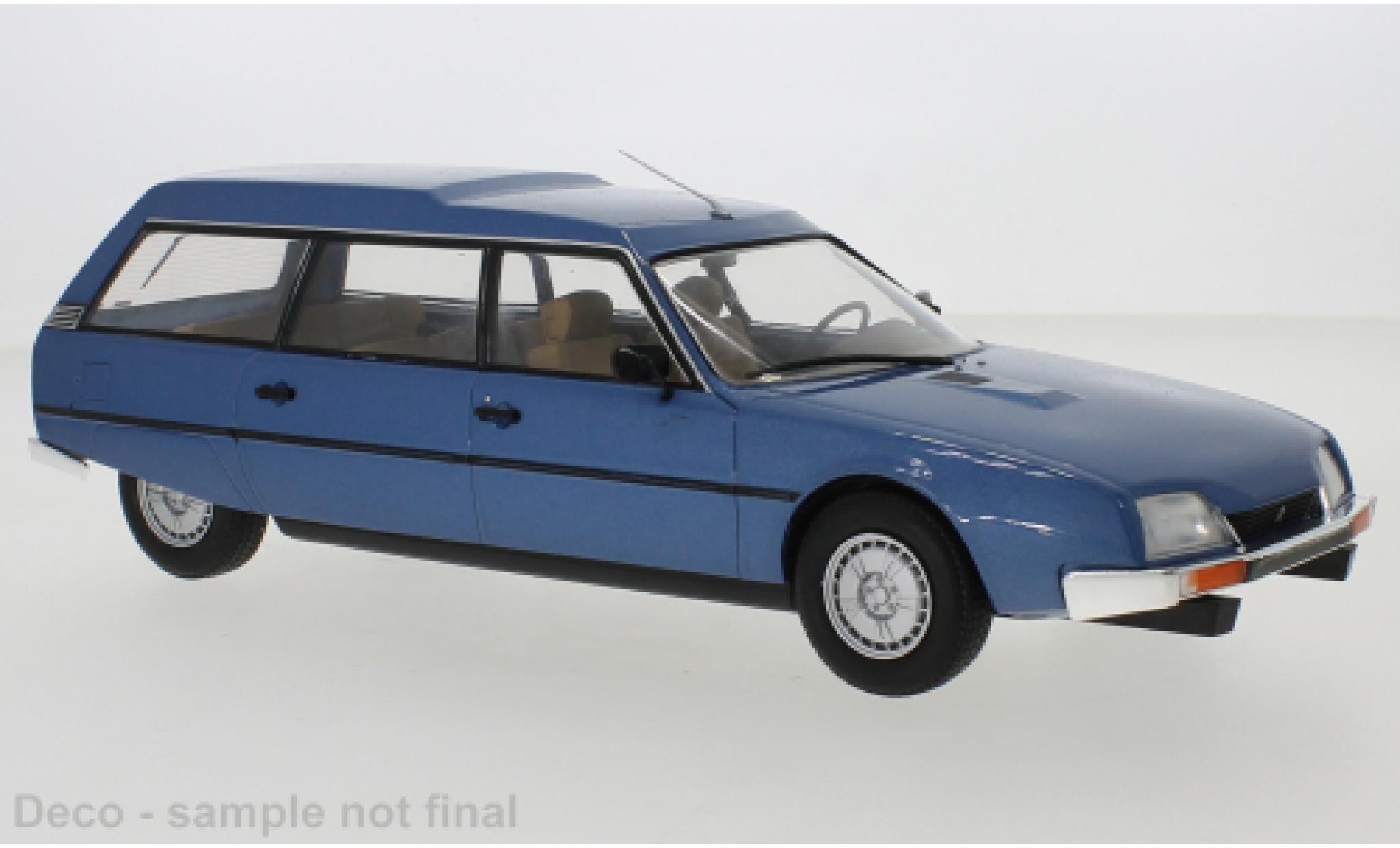 Citroen CX 1/18 MCG Break metallico blu 1976 modellino in miniatura
