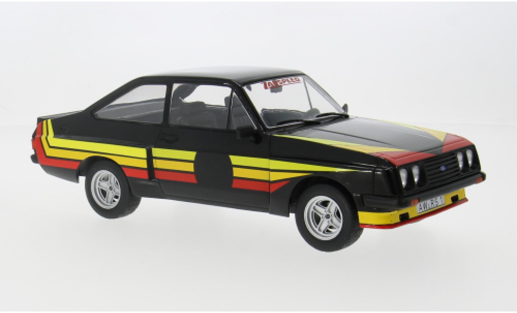 Ford Escort 1/18 MCG MK II RS 2000 X-Pack schwarz/Dekor 1977 1:18 modellino in miniatura