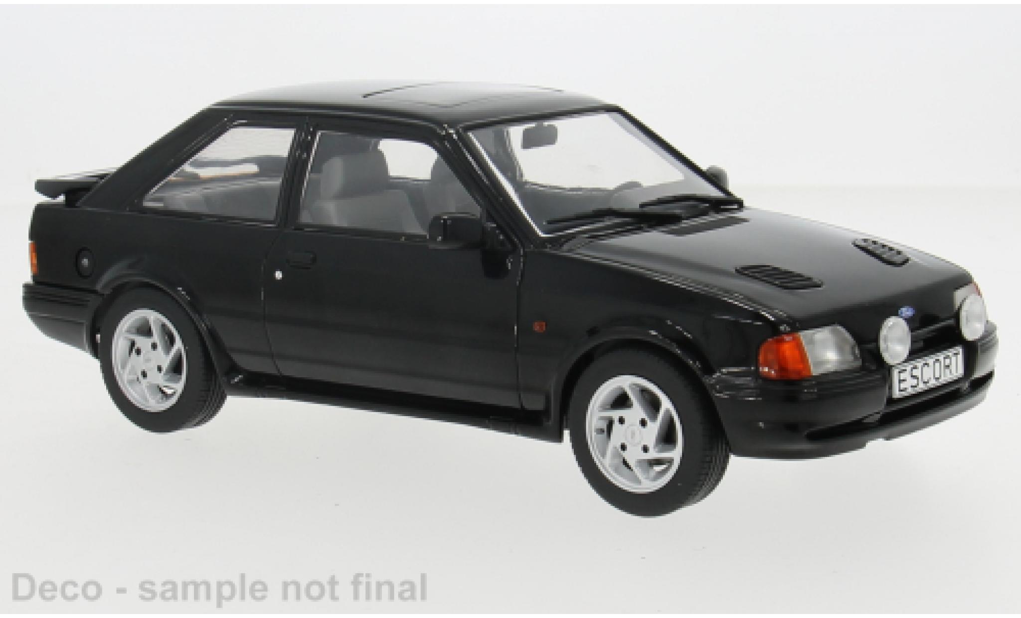 Ford Escort 1/18 MCG MK IV RS Turbo S2 schwarz 1990 1:18 modellino in miniatura