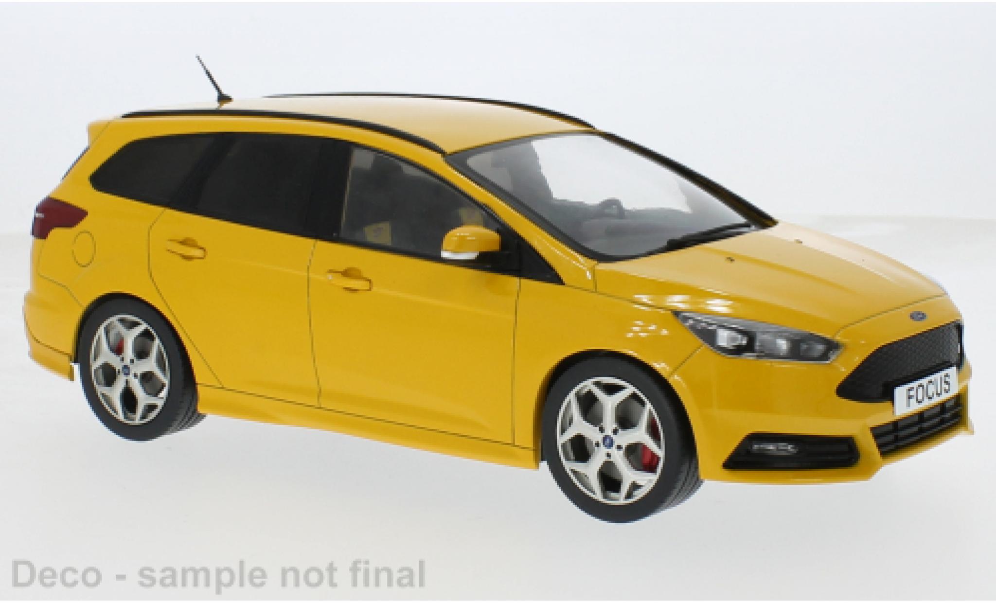 Ford Focus 1/18 MCG ST Turnier metallise gelb 2014 1:18 modellino in miniatura