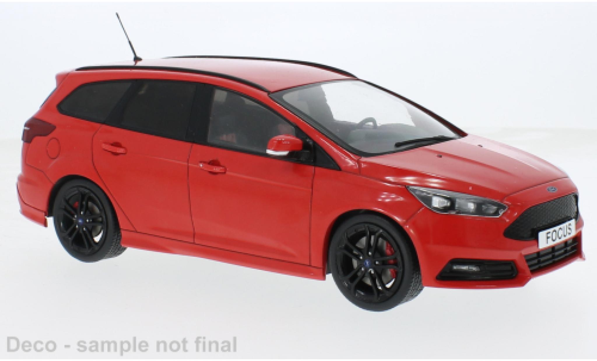 Ford Focus 1/18 MCG ST Turnier rot 2014 1:18 modellino in miniatura