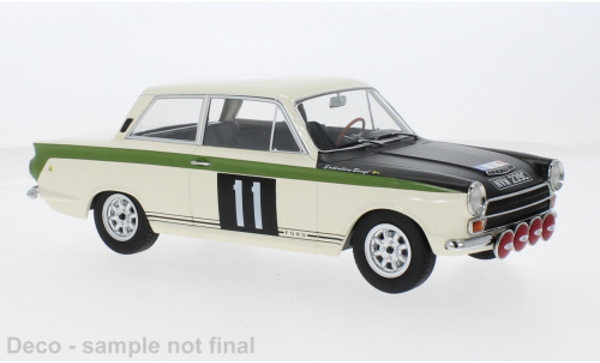 Lotus Cortina 1/18 MCG Ford MK I No.11 Rally WM RAC Rally 1966 1:18 modellino in miniatura