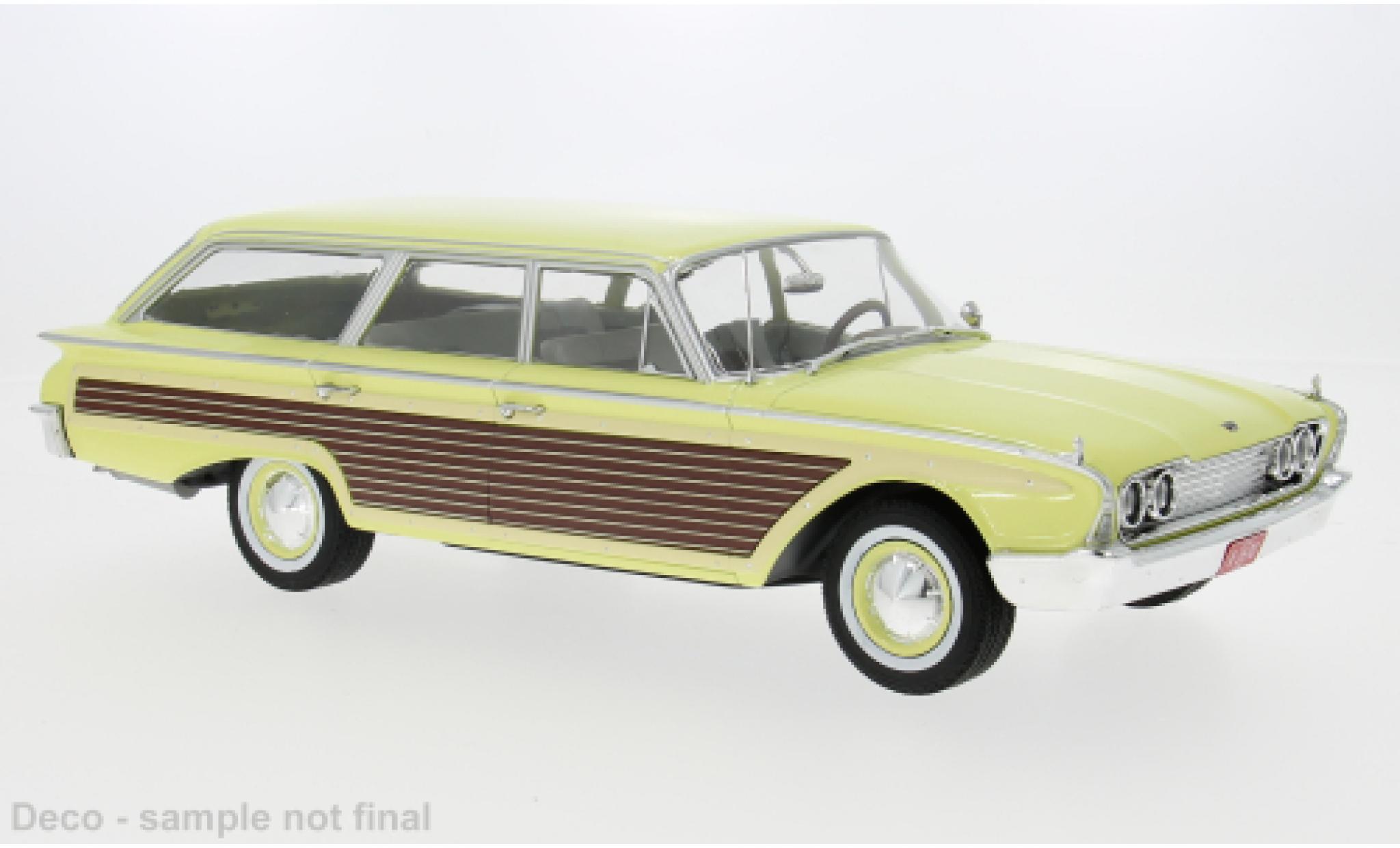 Ford LTD 1/18 MCG Country Squire gelb 1960 1:18 modellino in miniatura