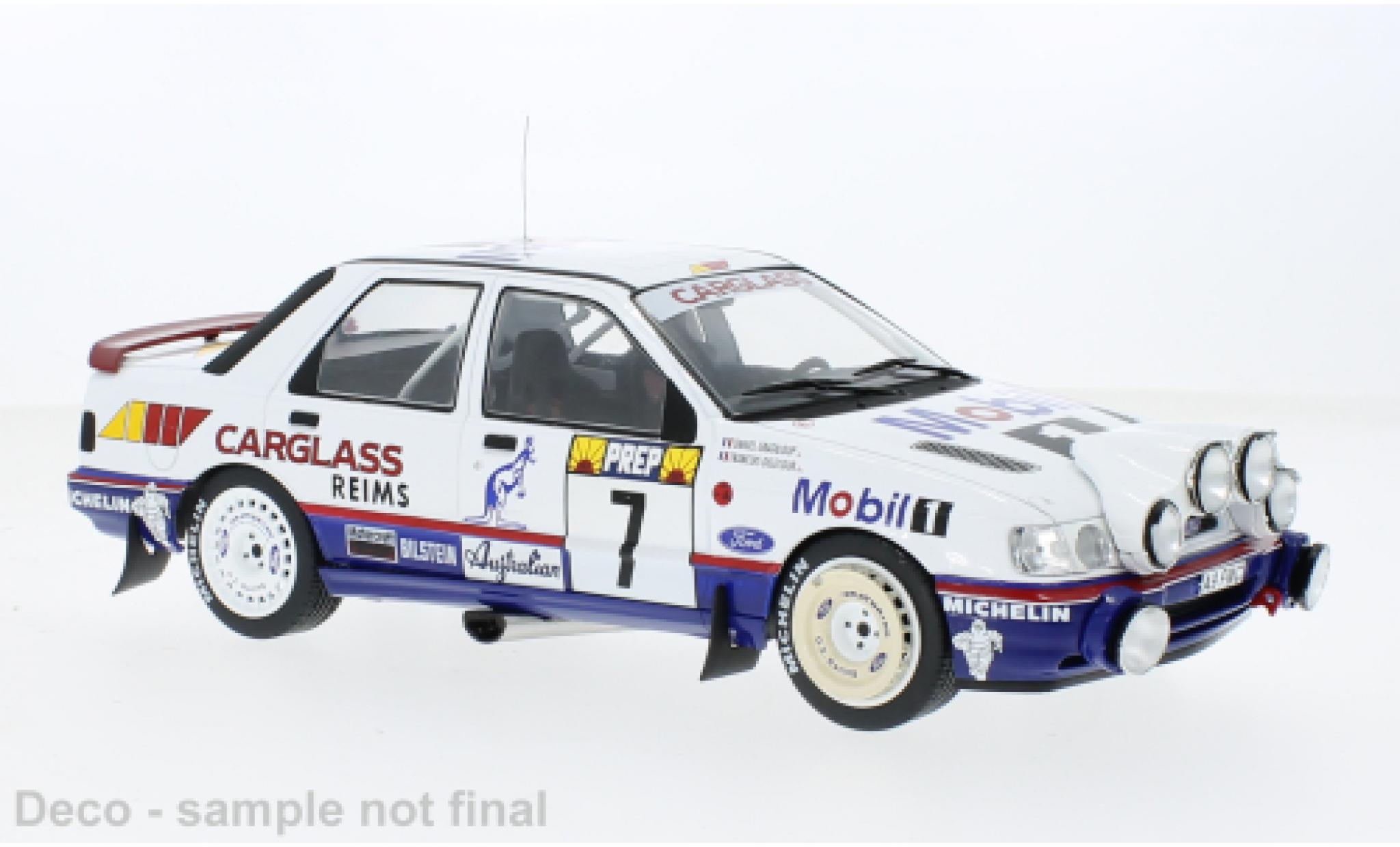 Ford Sierra 1/18 MCG Cosworth 4x4 No.7 Mobil 1 Rallye WM Rallye Monte Carlo 1992 1:18 modellino in miniatura