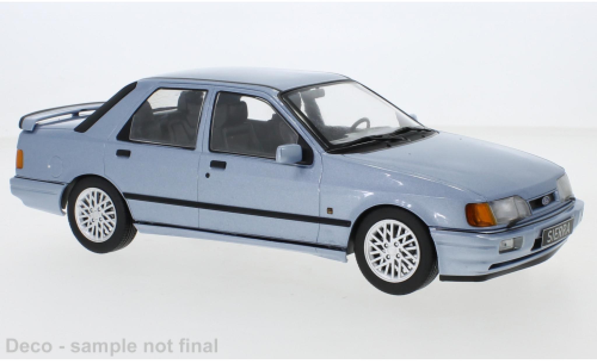 Ford Sierra 1/18 MCG Cosworth metallico blu 1988 modellino in miniatura