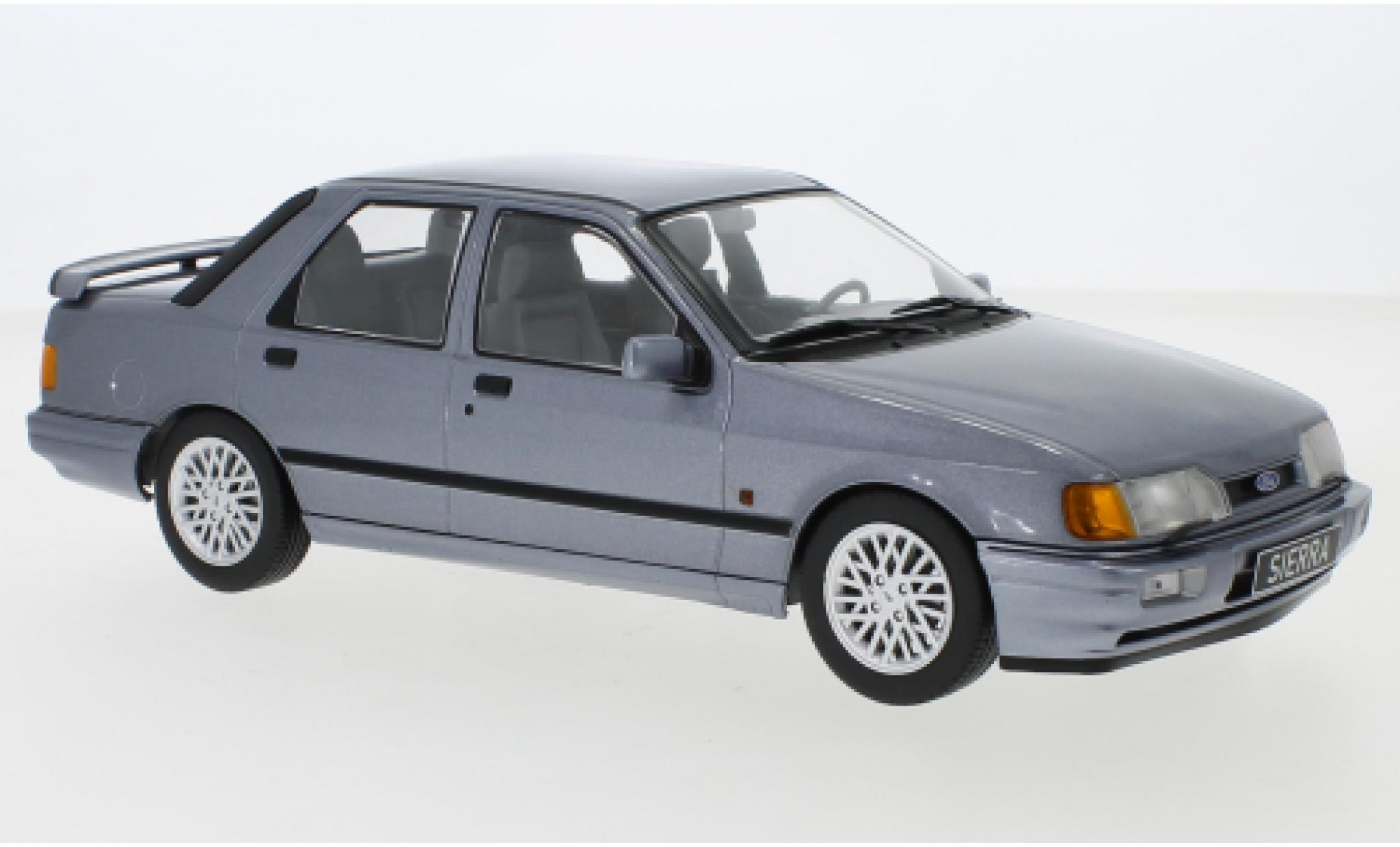 Ford Sierra 1/18 MCG Cosworth metallico grigio 1988 modellino in miniatura