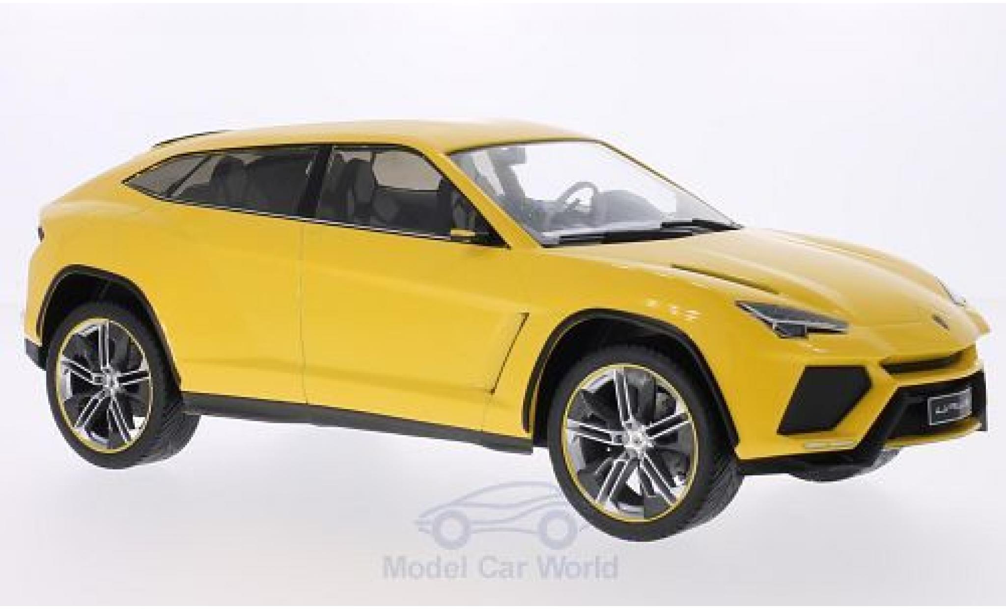 Lamborghini Urus 1/18 MCG metallico giallo 2012 Türen und Hauben geschlossen modellino in miniatura