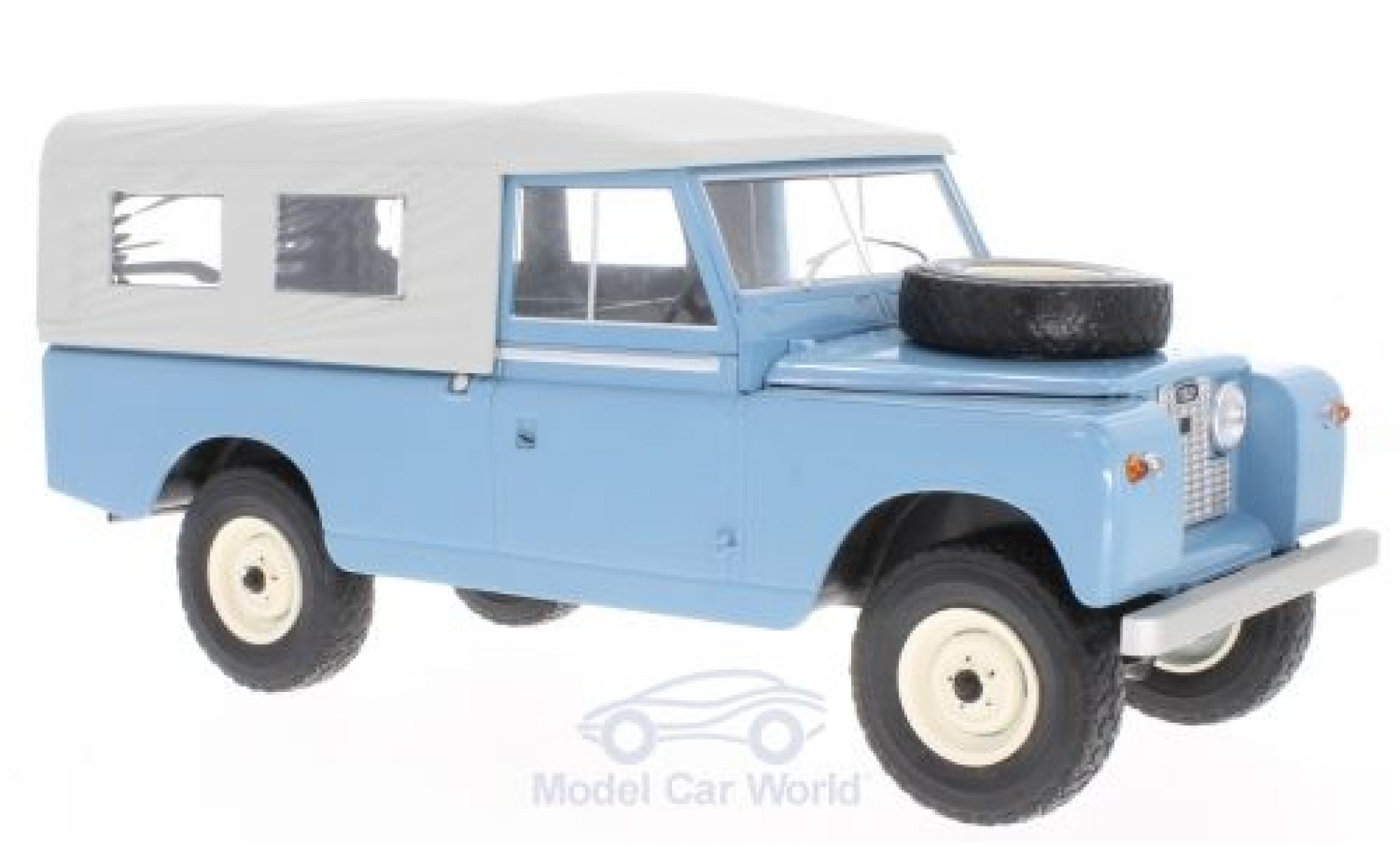 Land Rover 109 1/18 MCG Pick Up Series II blu/grigio 1959 modellino in miniatura