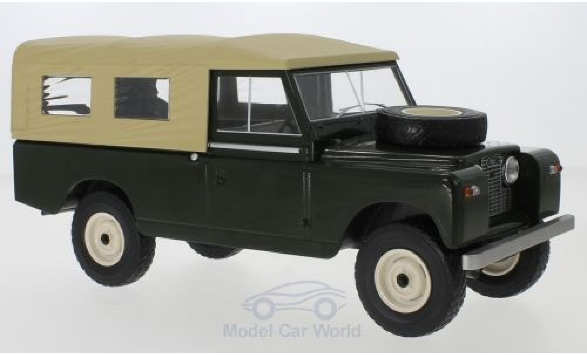 Land Rover 109 1/18 MCG Pick Up Series II verde/beige RHD 1959 modellino in miniatura