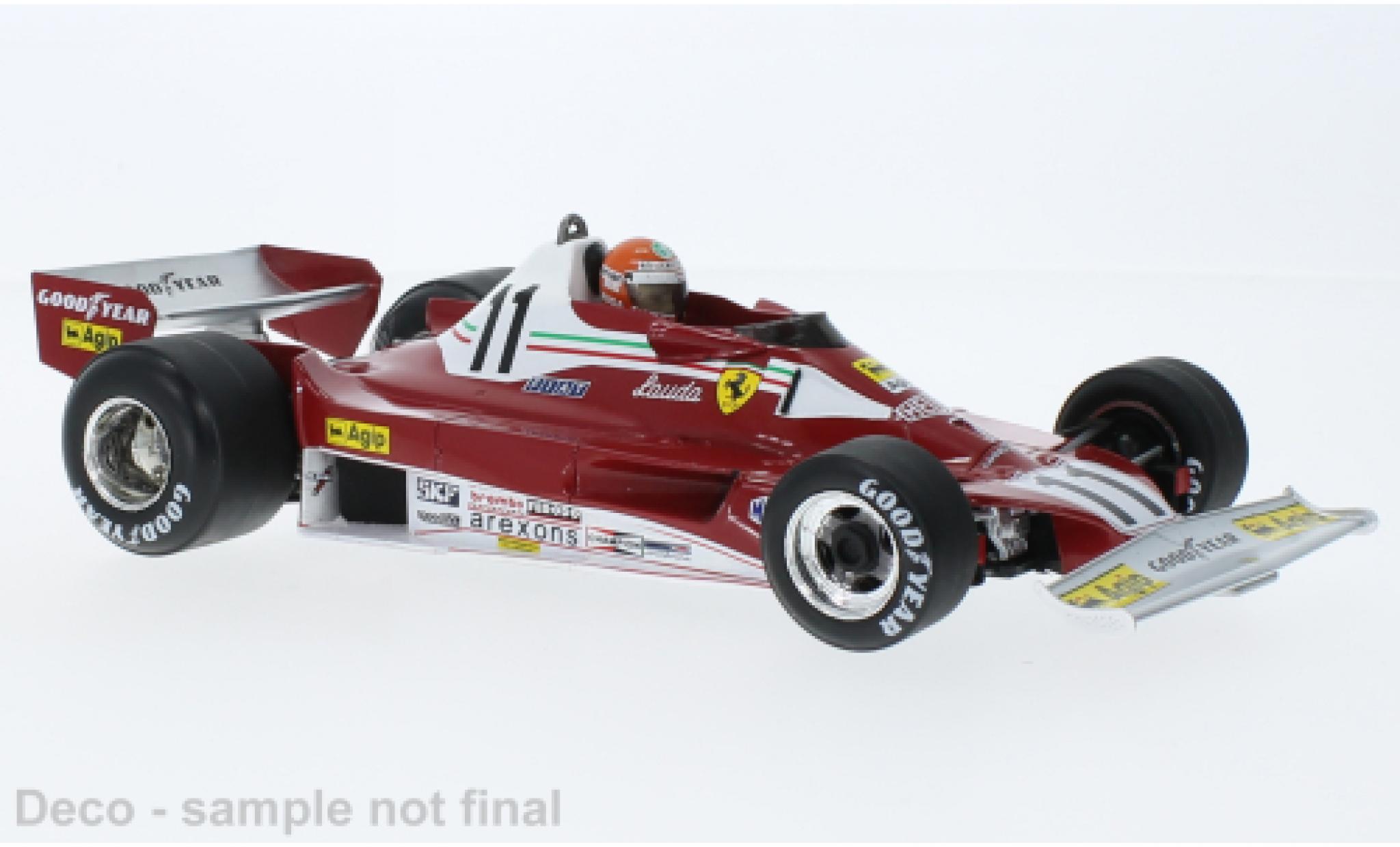 Ferrari 312 1/18 MCG T2B No.11 Scuderia SpA SEFAC formule 1 GP Monaco 1977 modellino in miniatura