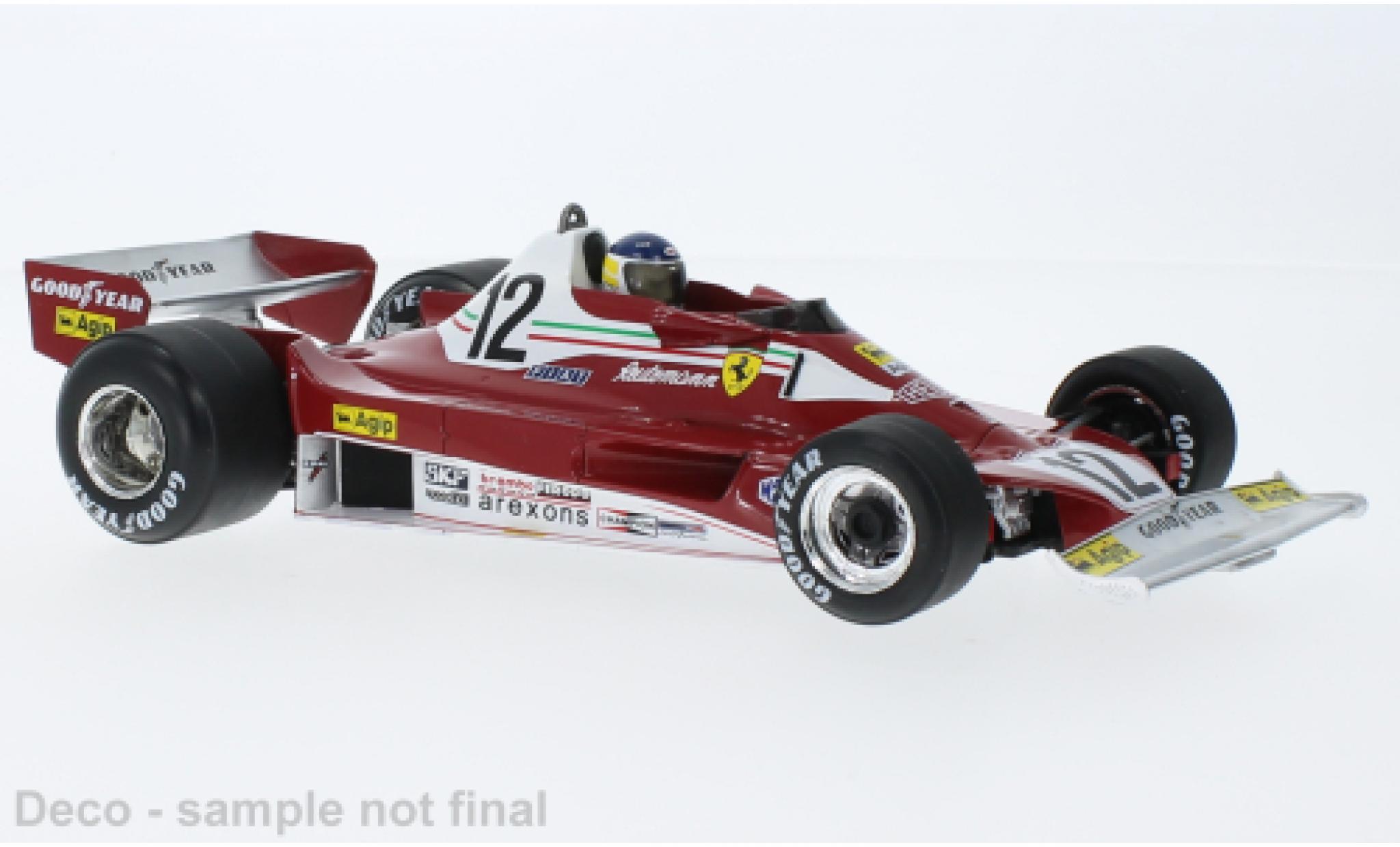 Ferrari 312 1/18 MCG T2B No.11 Scuderia SpA SEFAC formule 1 GP Suède 1977 modellino in miniatura