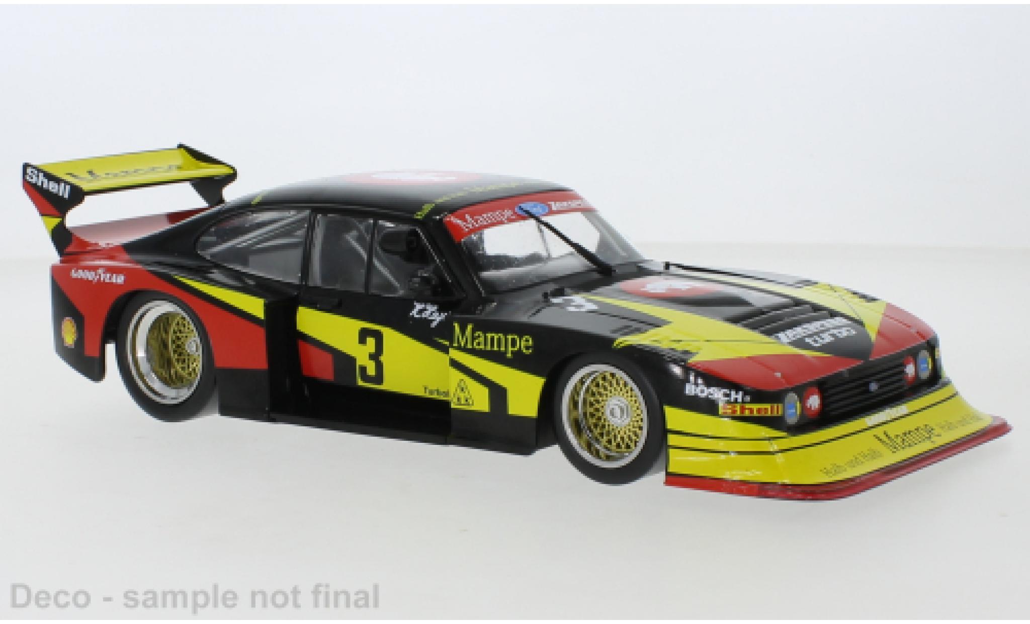 Ford Capri 1/18 MCG Turbo Gr.5 No.3 Mampe DRM Norisring 1979 modellino in miniatura