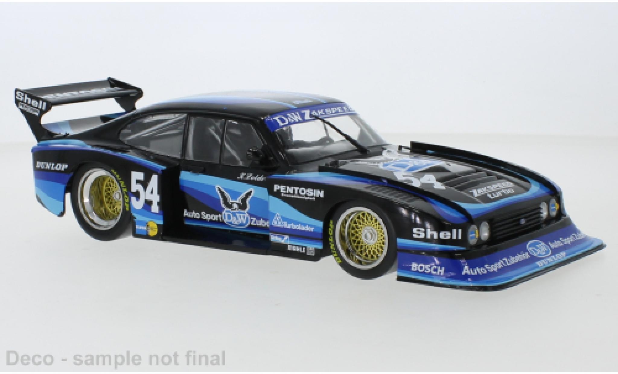 Ford Capri 1/18 MCG Turbo Gr.5 No.54 D&W DRM Zolder 1980 modellino in miniatura