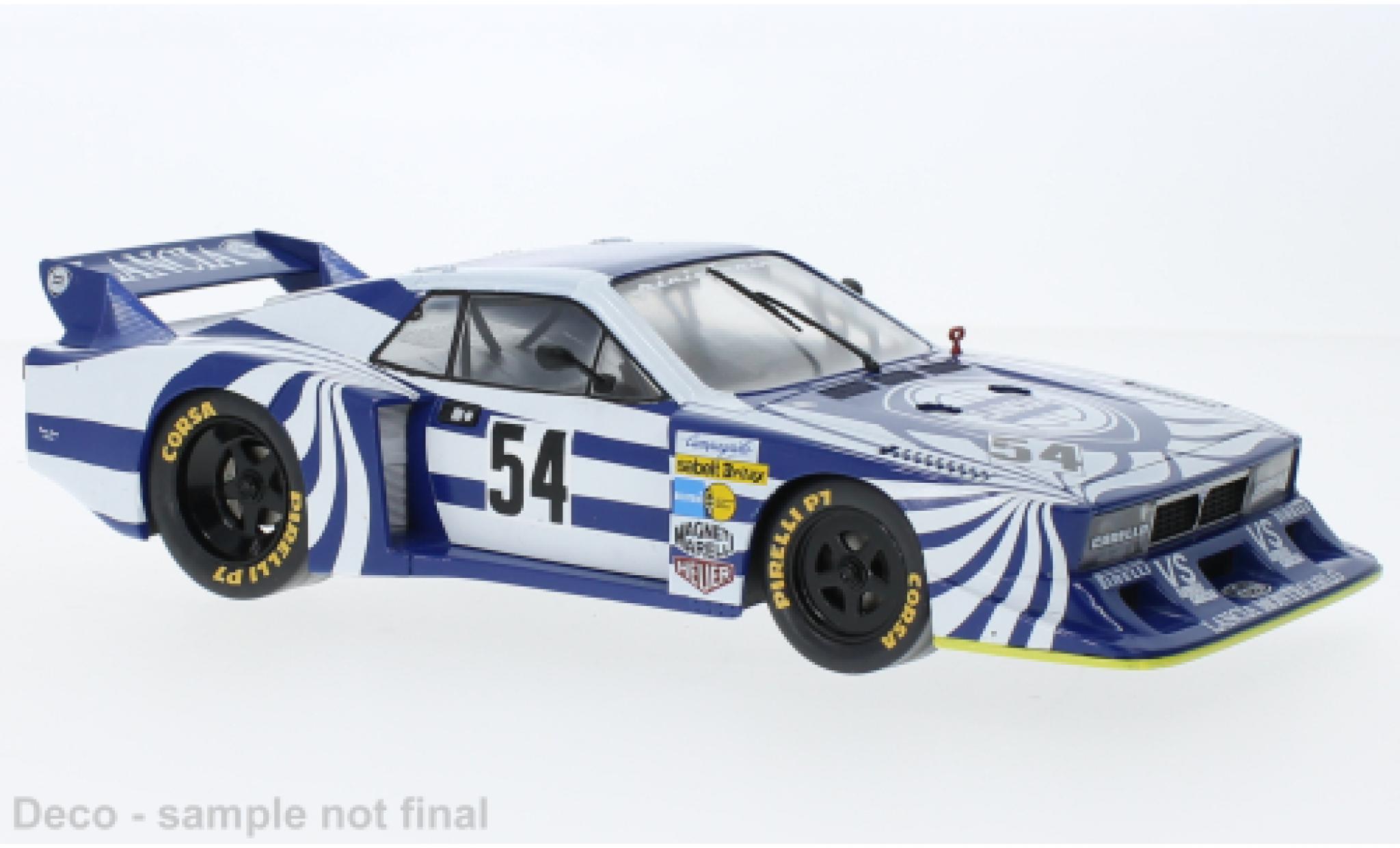 Lancia Beta 1/18 MCG Montecarlo Gr.5 No.54 6h Silverstone 1980 modellino in miniatura