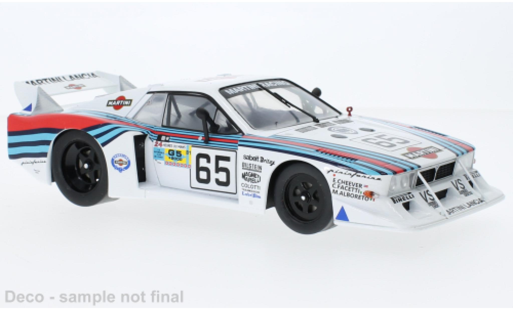 Lancia Beta 1/18 MCG Montecarlo Gr.5 No.65 Martini Racing Martini 24h Le Mans 1981 modellino in miniatura