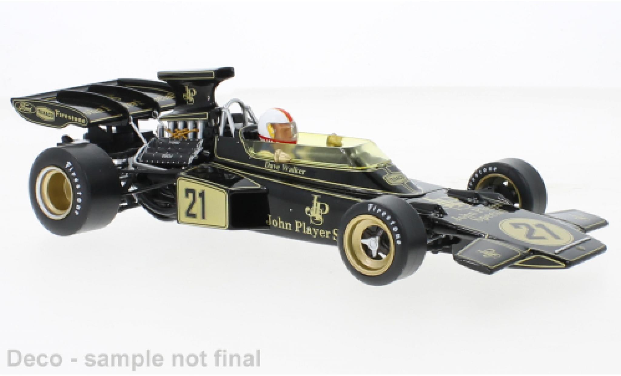 Lotus 72 1/18 MCG D No.21 John Player Team formule 1 GP Espagne 19 modellino in miniatura