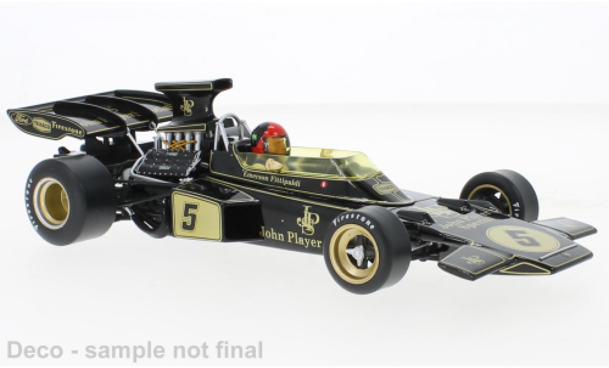 Lotus 72 1/18 MCG D No.5 John Player Team formule 1 GP Espagne 19 modellino in miniatura