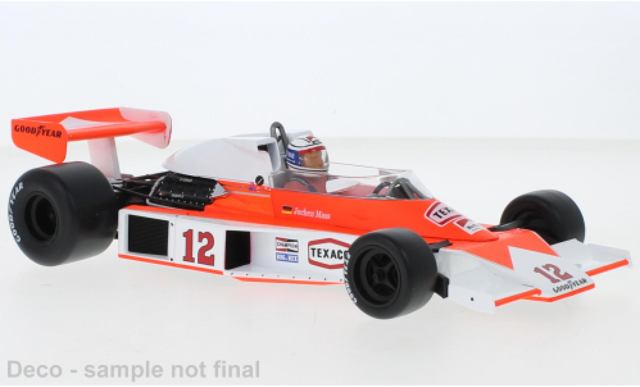 McLaren M23 1/18 MCG No.12 Marlboro Team Formel 1 GP Deutschland 1976 modellino in miniatura