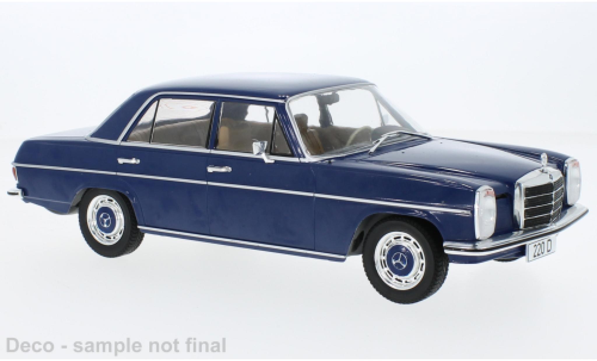 Mercedes 220 1/18 MCG D (W115) blu foncé 1968 modellino in miniatura
