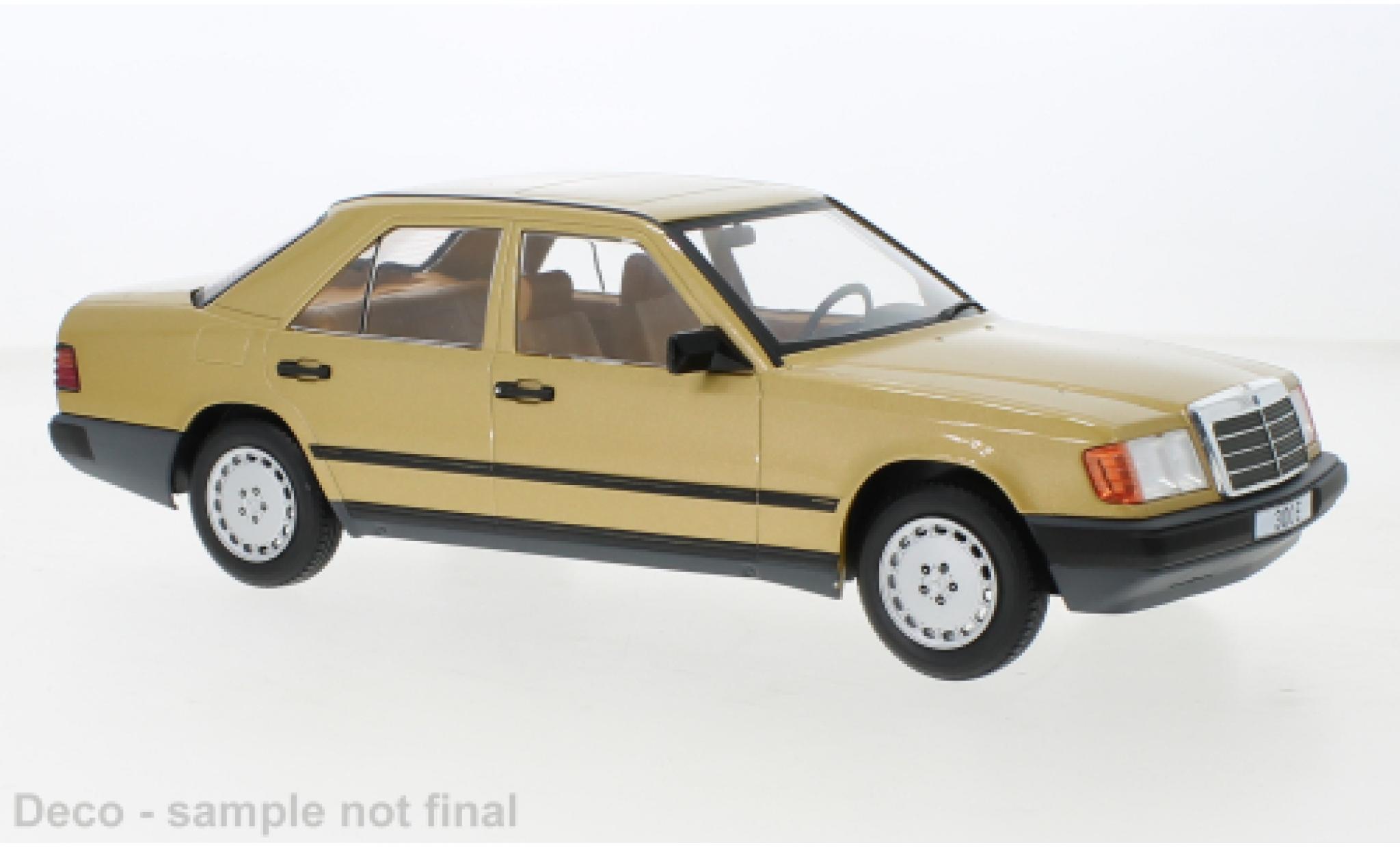 Mercedes 300 1/18 MCG E (W124) metallise beige 1984 modellino in miniatura