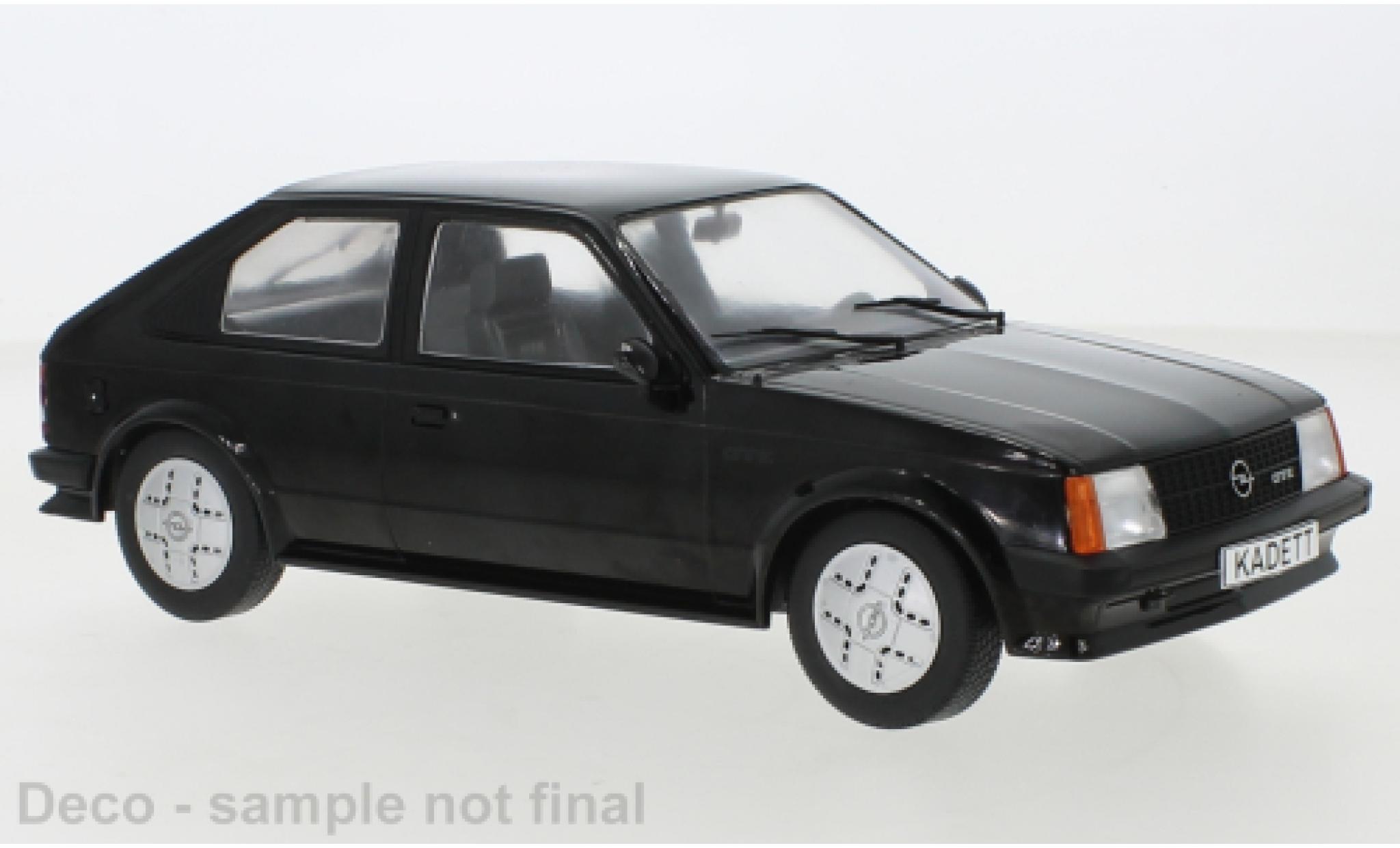 Opel Kadett 1/18 MCG D GTE nero 1983 modellino in miniatura
