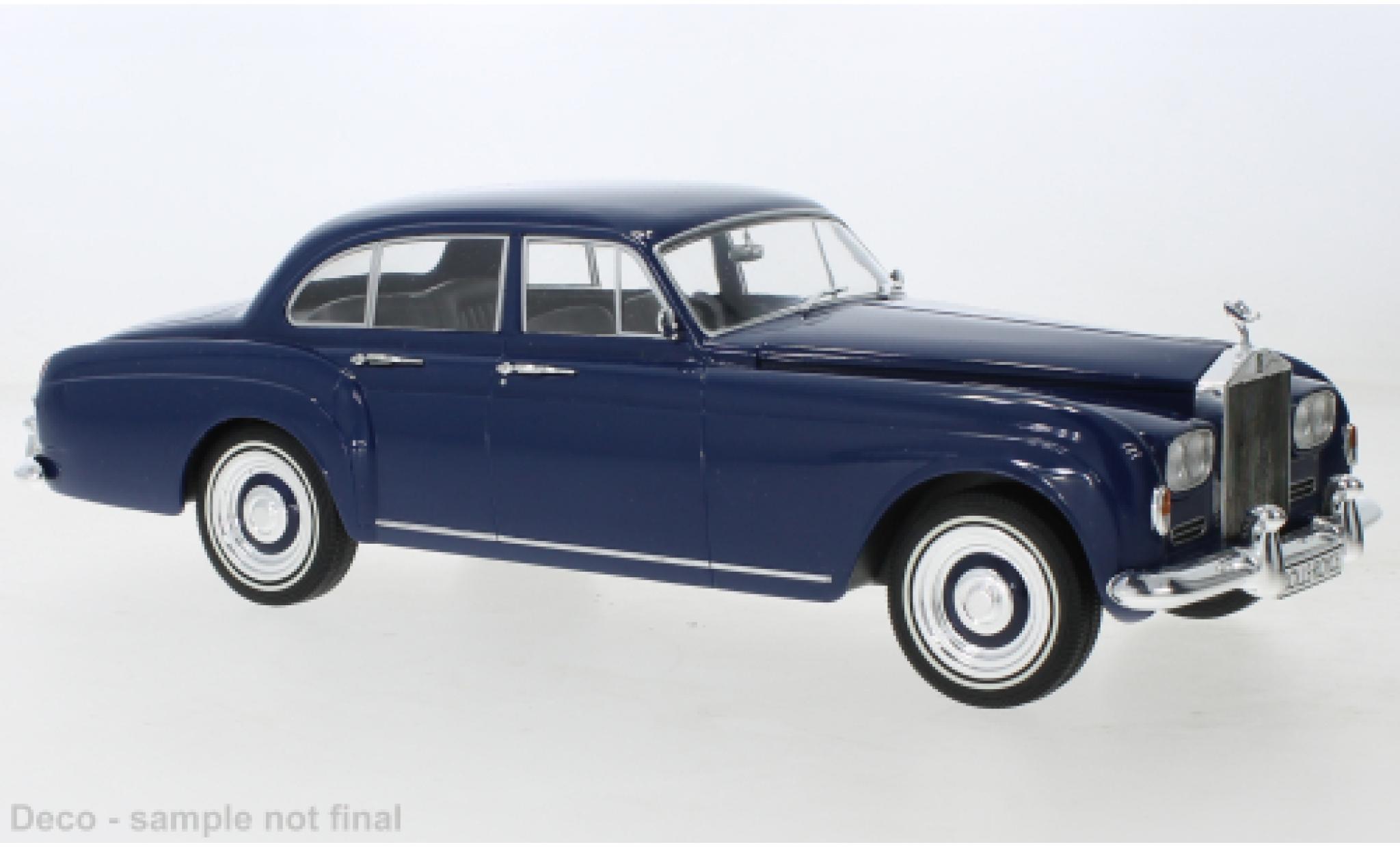 Rolls Royce Silver Cloud 1/18 MCG III Flying Spur H.J.Mulliner blu 1965 modellino in miniatura