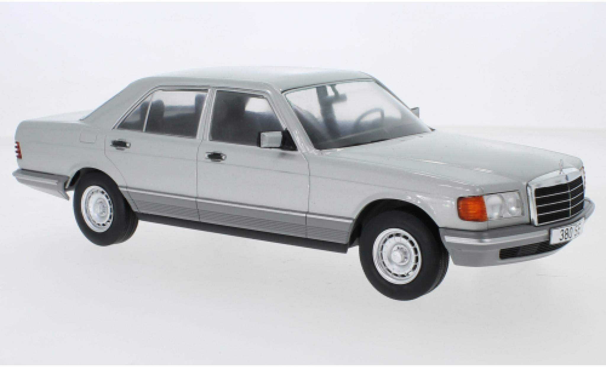 Mercedes Classe S 1/18 MCG (W126) grigio 1979 modellino in miniatura
