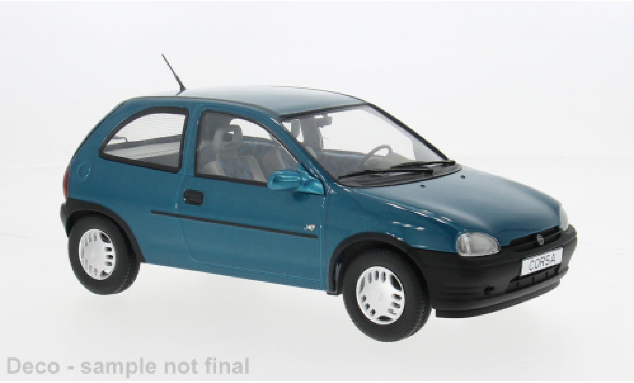 Opel Corsa MCG B metallise türkis 1993 1:18 modellino in miniatura